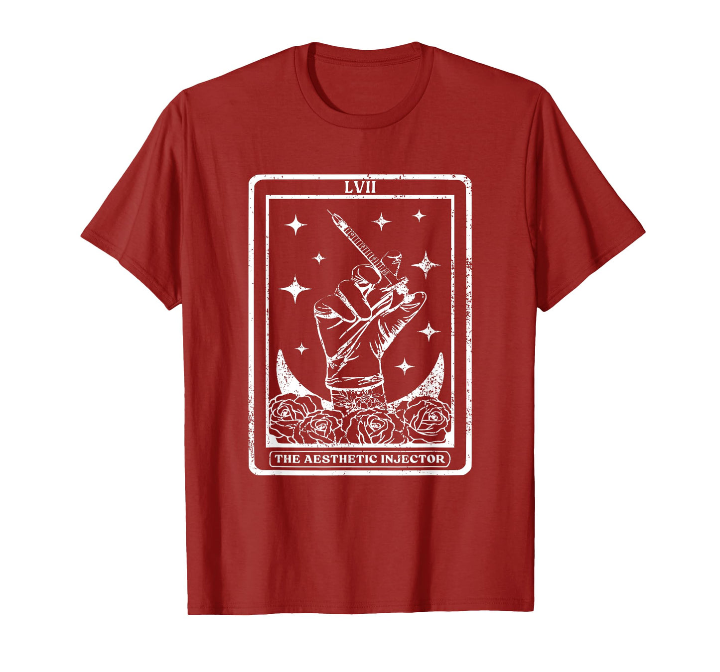 The Aesthetic Injector Tarot Card Aesthetic Nurse Injector T-Shirt, Small, Black