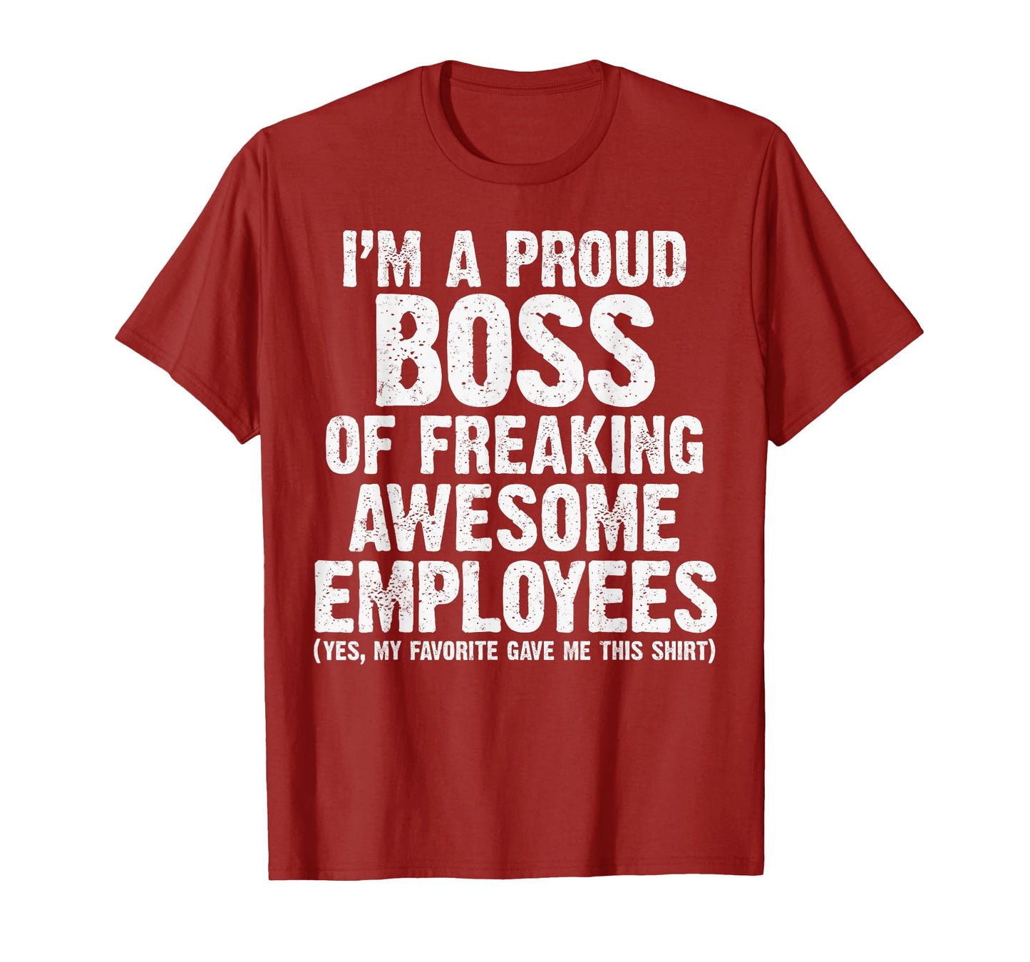 Funny Proud Boss of Awesome Employee Appreciation Office T-Shirt