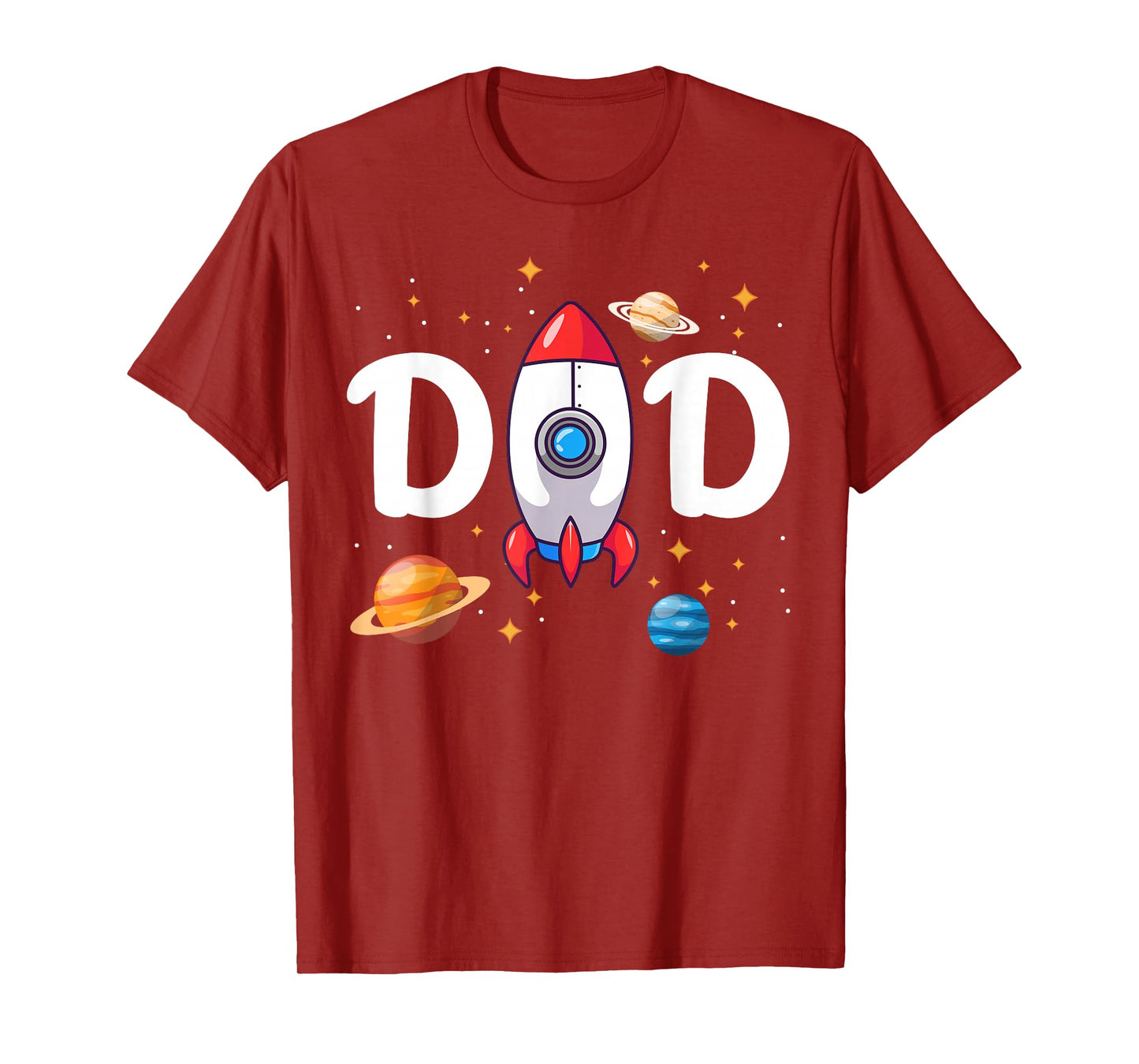Dad of The Birthday Boy Space Astronaut 1st Birthday Family T-Shirt