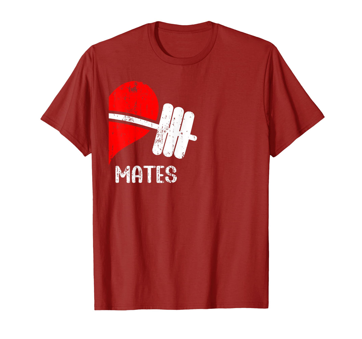 Swole Mates Couples Matching Gym Funny Tee Weightlifting T-Shirt