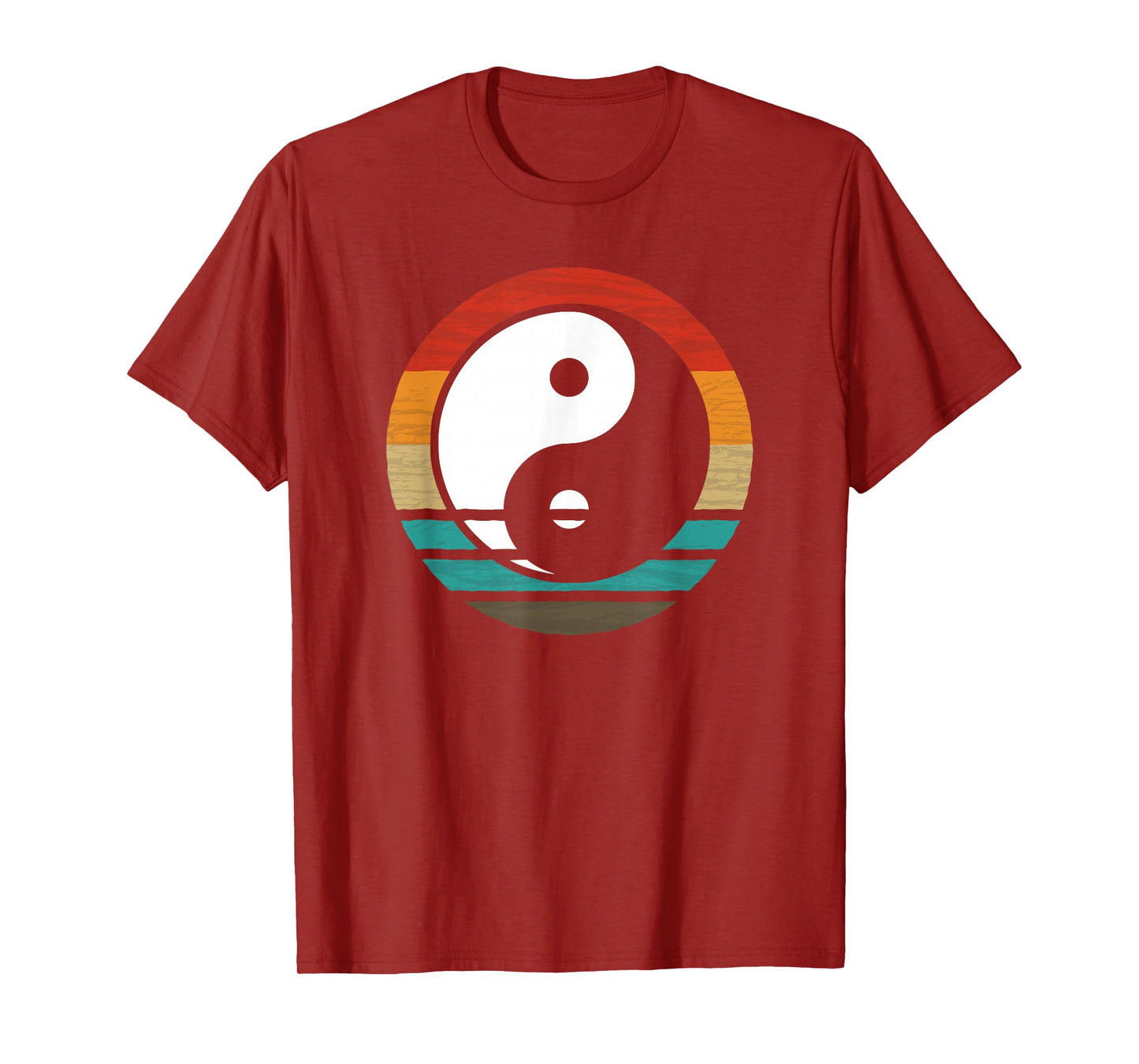 Yin Yang Retro Style Vintage T-Shirt
