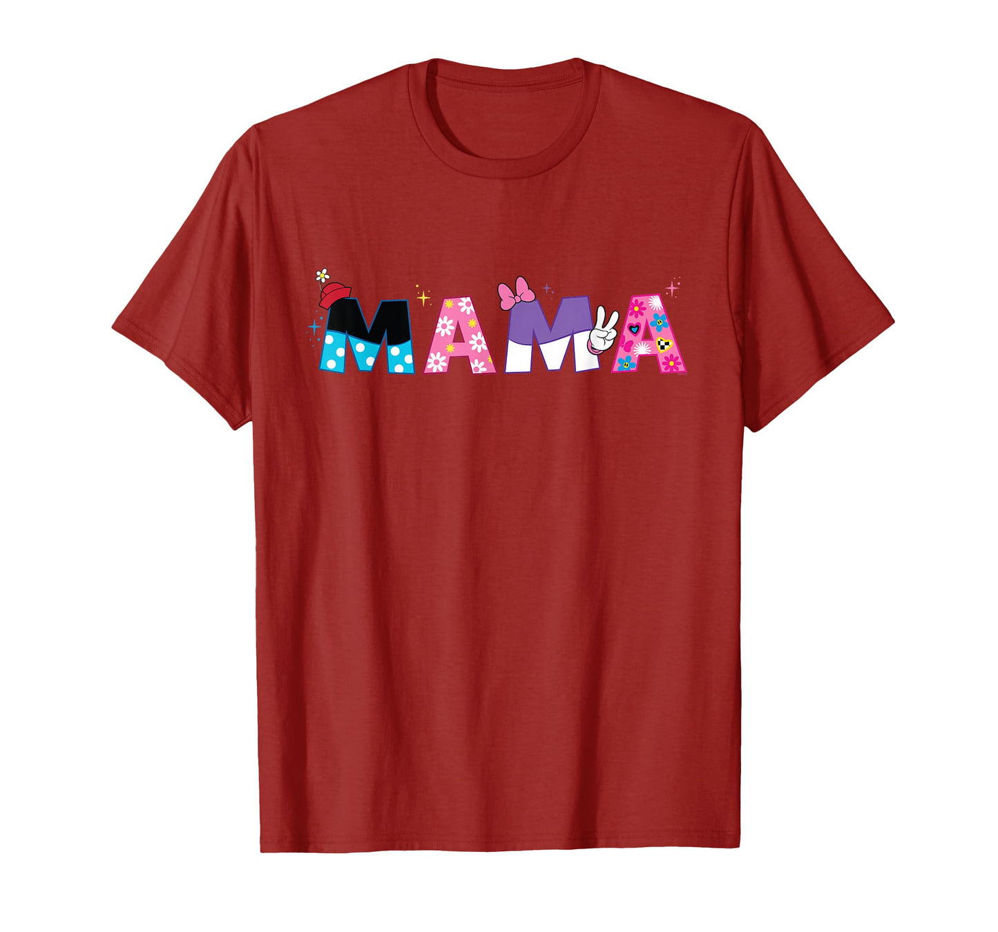 Disney Mickey Mouse and Friends Mama Mother's Day Birthday T-Shirt