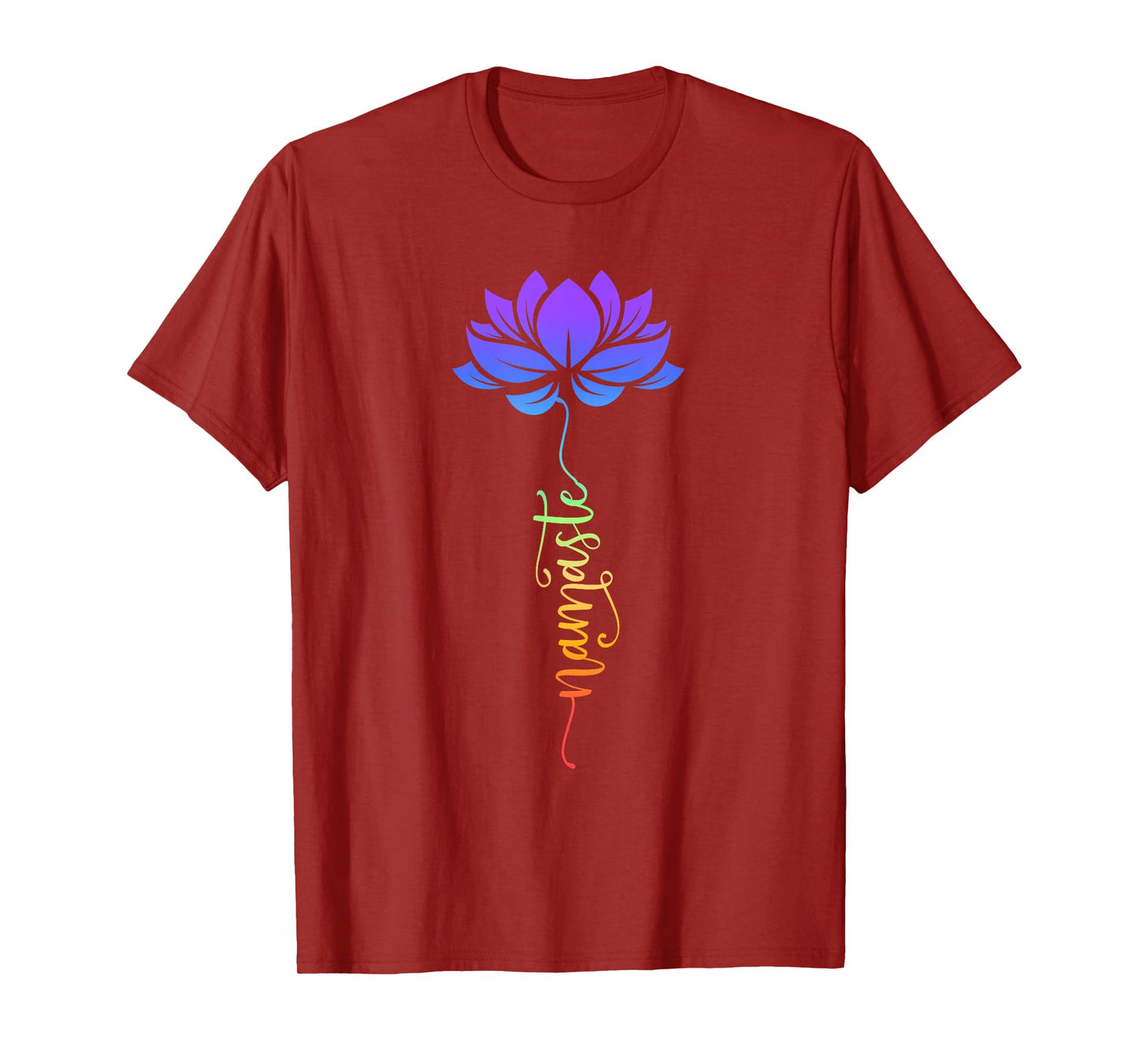 Namaste Lotus Flower Meditation Yoga T-Shirt