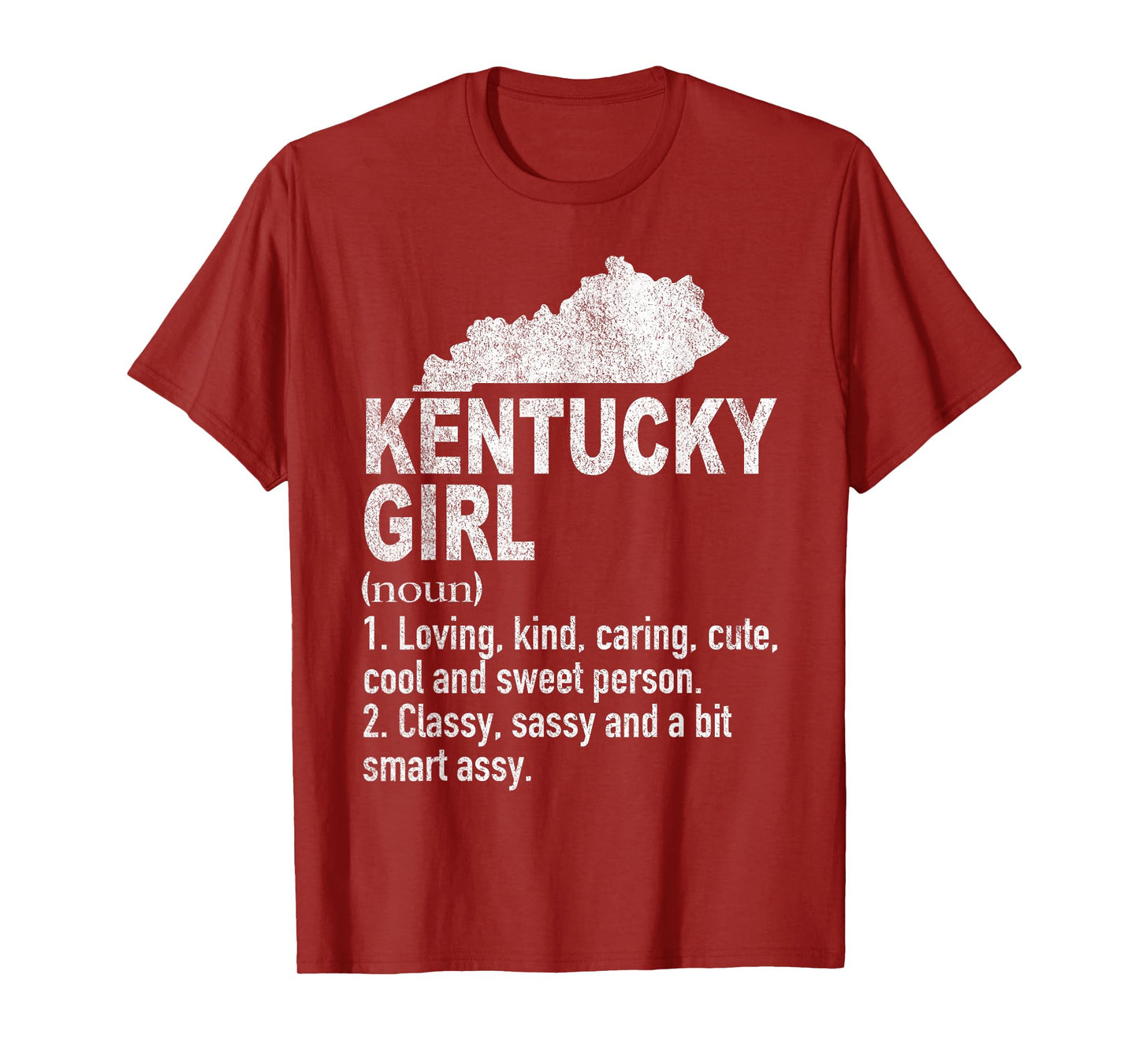 Kentucky Girl Definition Funny Hometown Home Kentucky T-Shirt