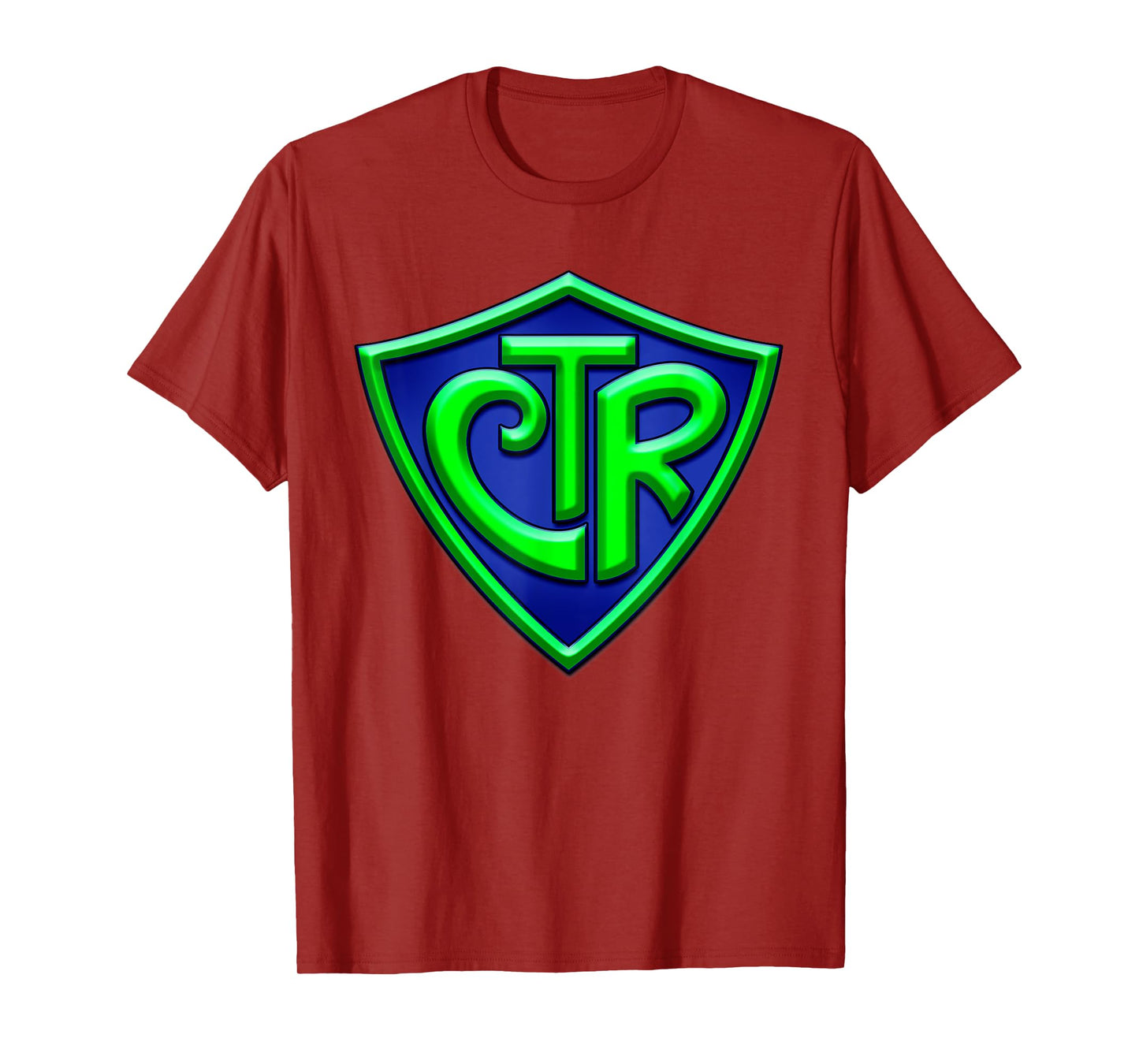 CTR - Choose The Right LDS Mormon T-Shirt - Green/Blue T-Shirt