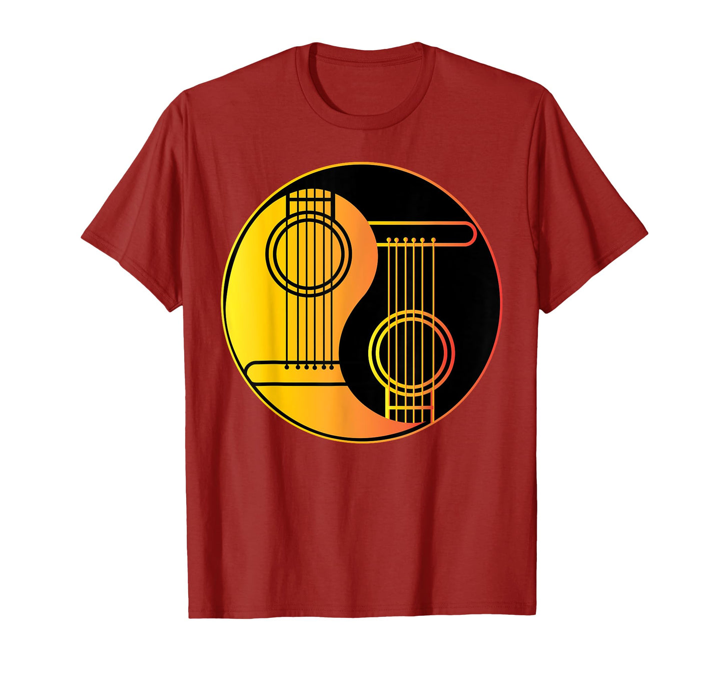 Yin and Yang Guitar | T-Shrit for Guitarist T-Shirt