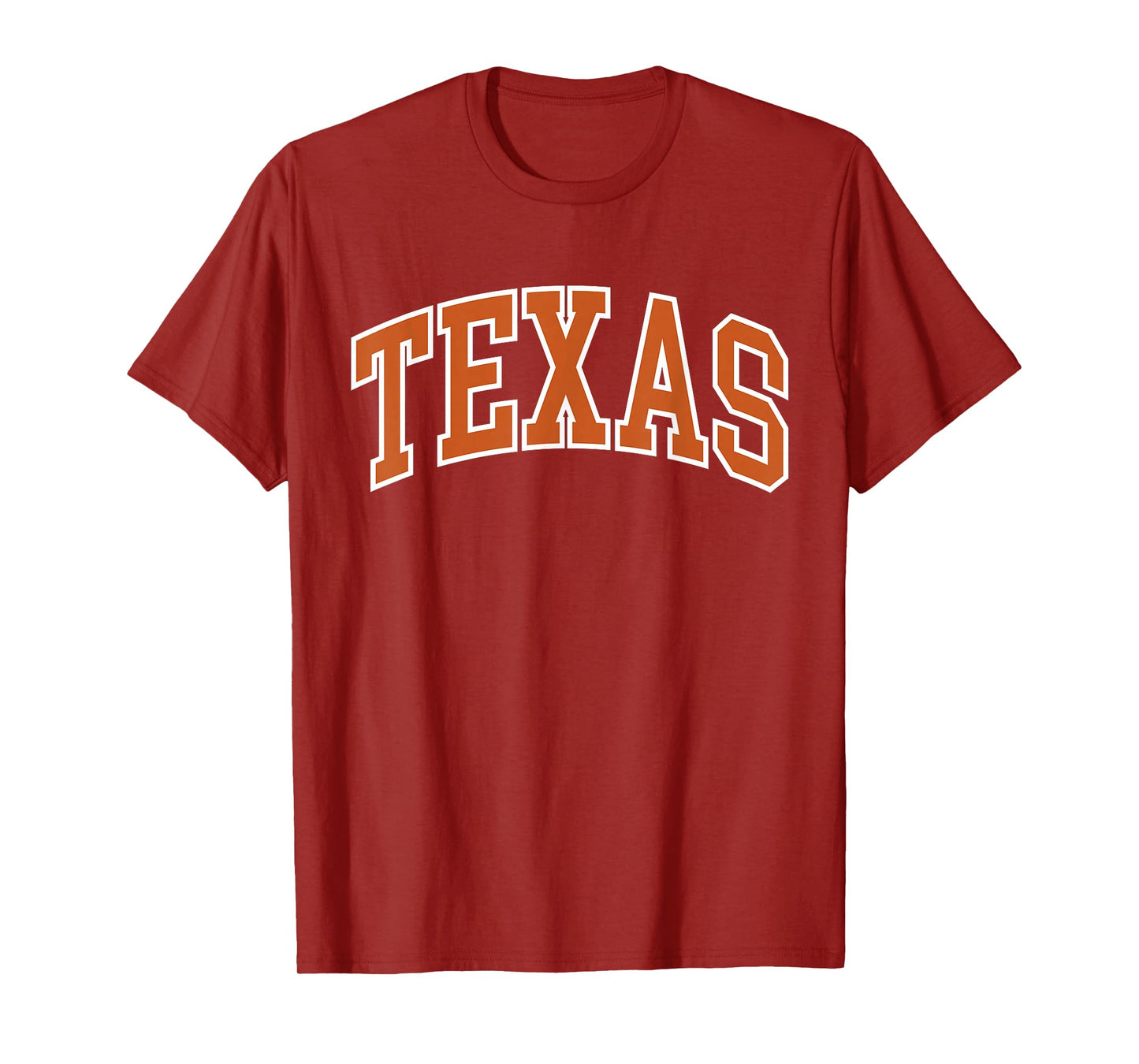 Vintage Texas Orange Men Texas Women Retro Classic TX Tee T-Shirt