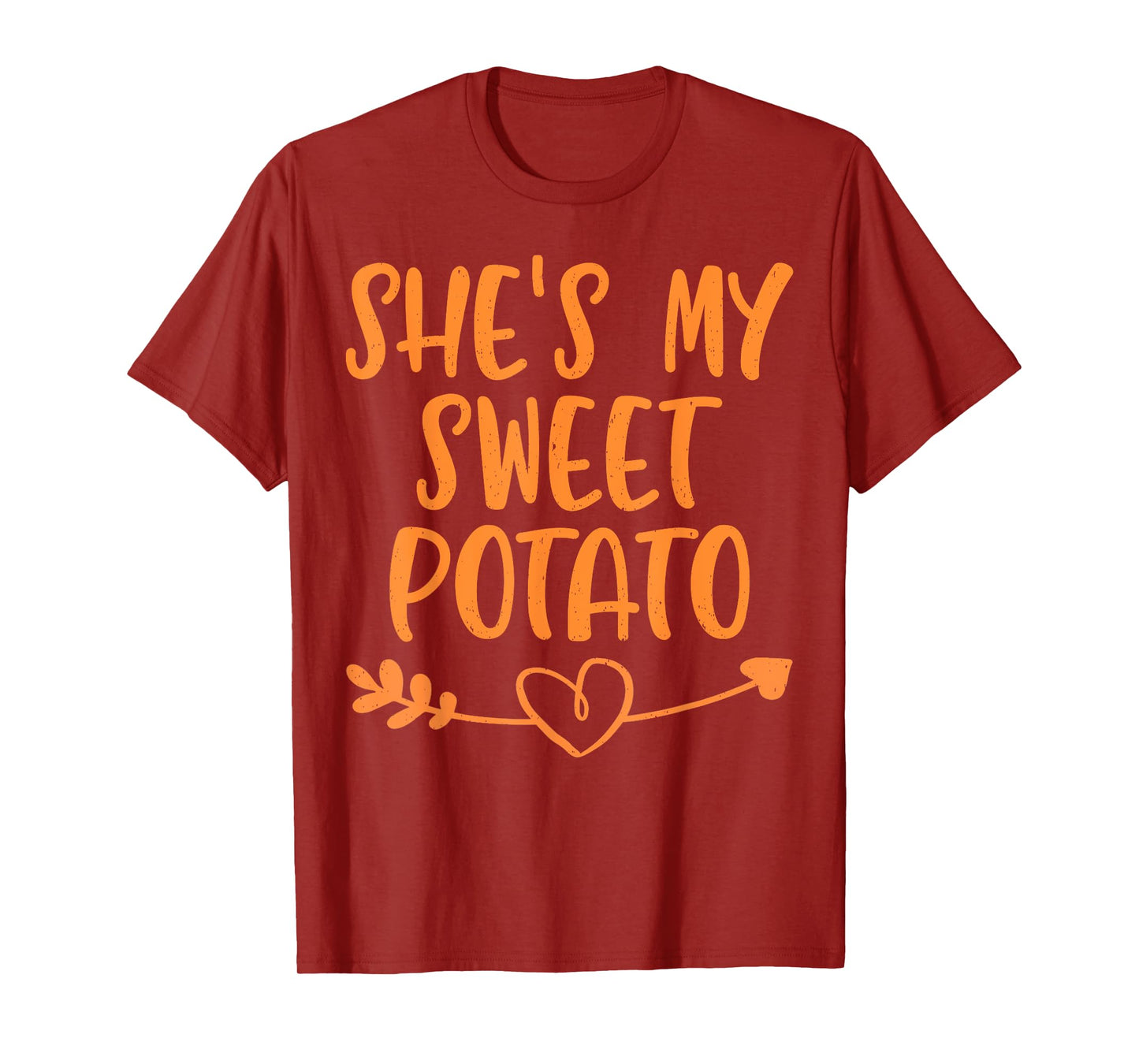 Thanksgiving Matching Couple She's My Sweet Potato I Yam Set T-Shirt
