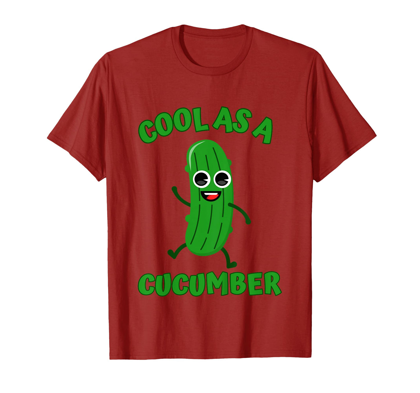 Kids Cool as a Cucumber Costume Funny Cucumber Kids Girls Novelty T-Shirt