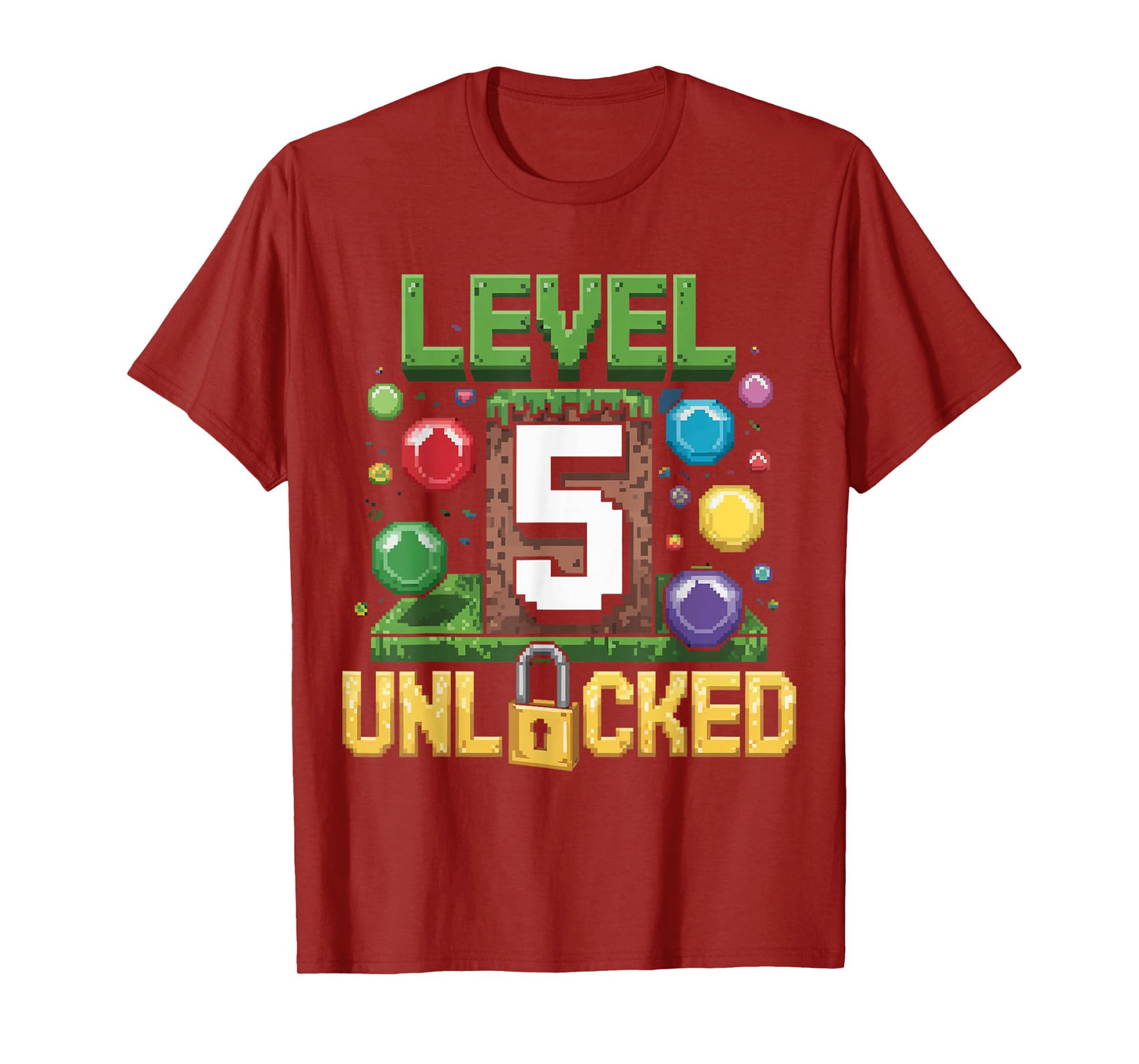 Birthday Children's Shirt Level 5 Unlocked 5 T-Shirt