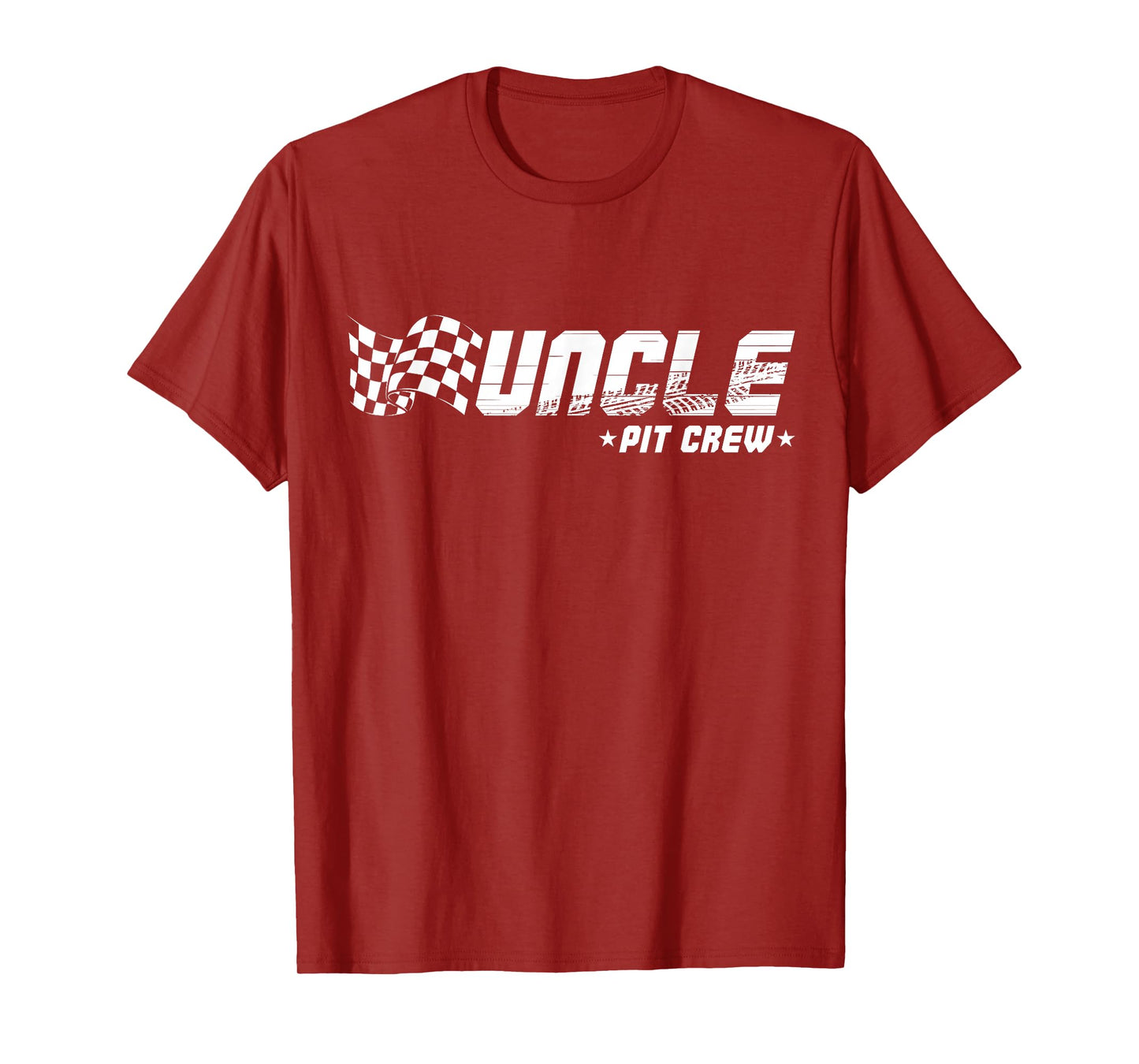 Uncle Pit Crew Race Car Birthday Family Racing T-Shirt