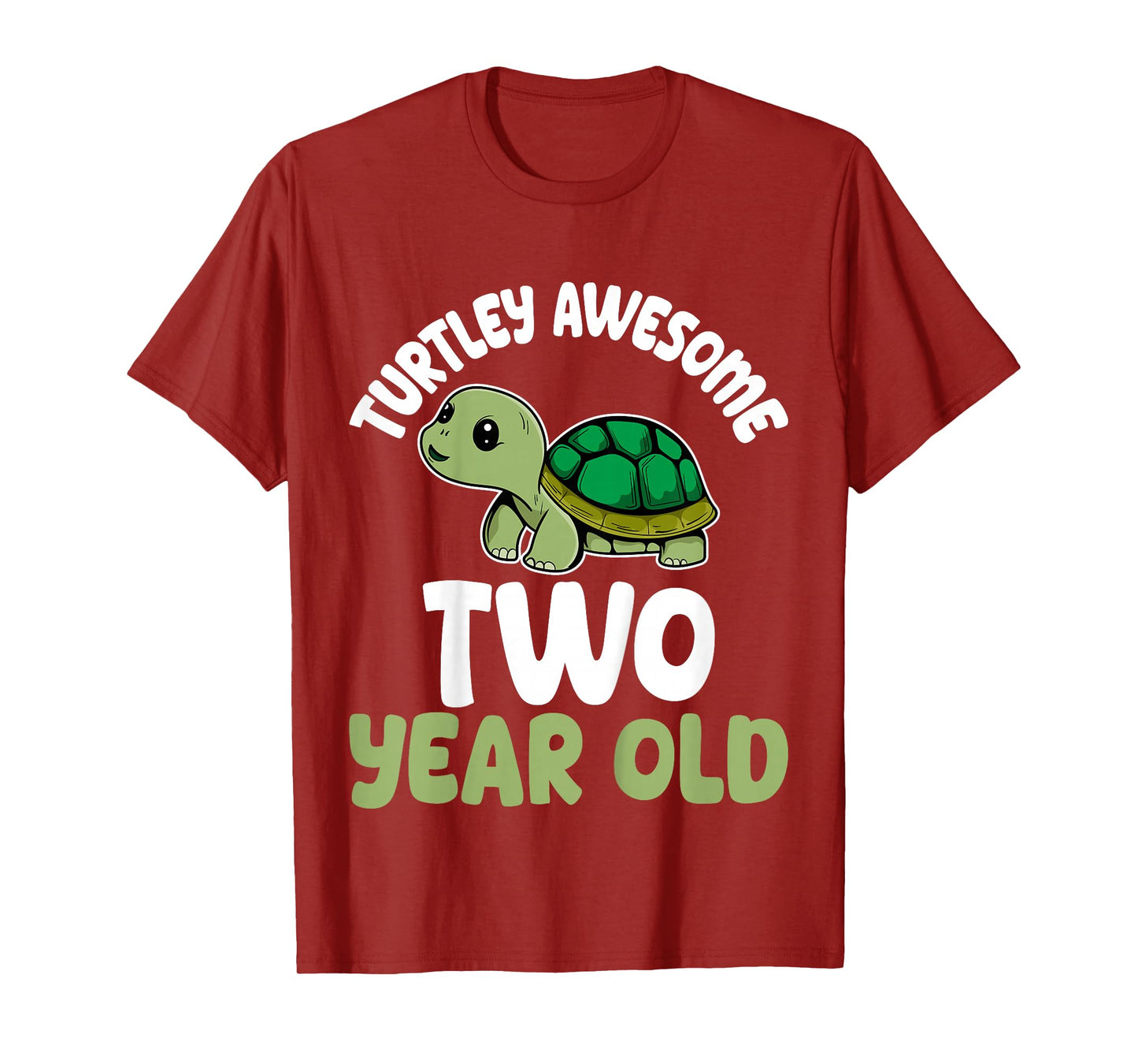 Turtley Awesome Two Years Old 2nd Birthday Party Turtle Kids T-Shirt