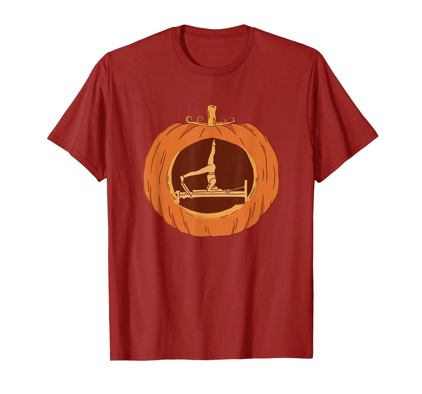 Funny Reformer Pilates with Pumpkin Halloween T-Shirt