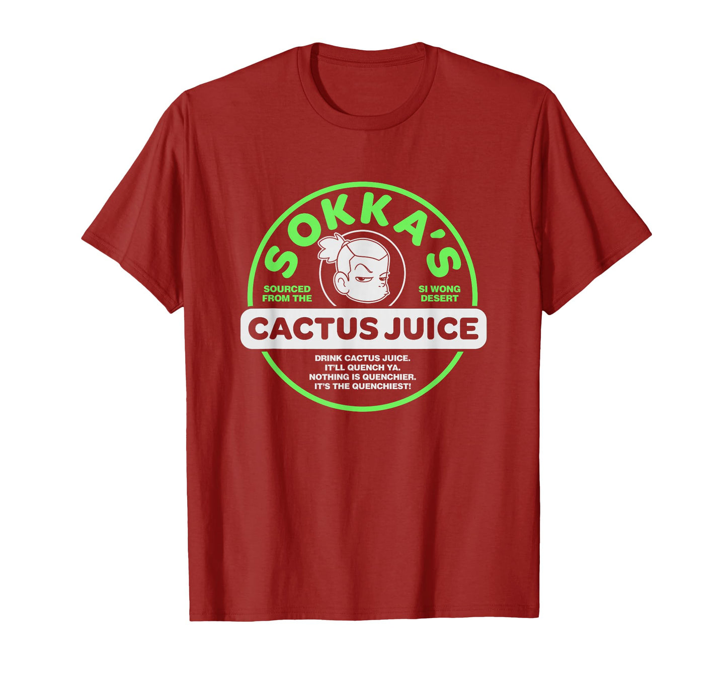 Avatar: The Last Airbender Sokka's Cactus Juice Badge T-Shirt