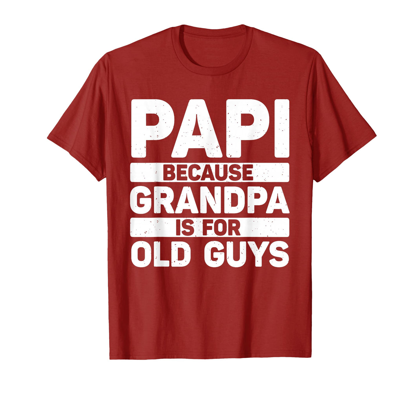Papi Design For Grandpa From Grandkids Father's Day Papi T-Shirt