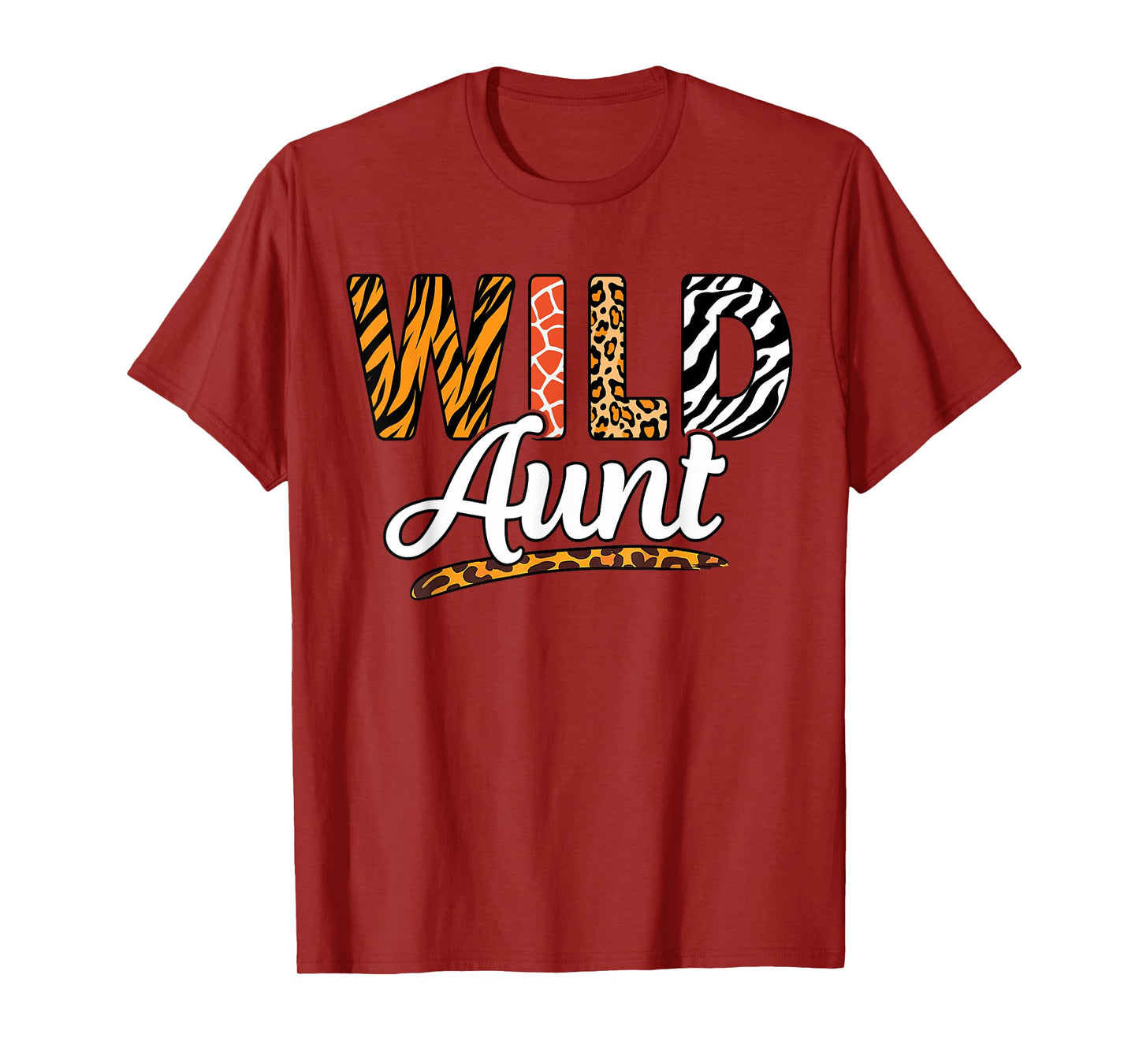 Wild Aunt Zoo Birthday Safari Family Jungle Wildlife Animals T-Shirt