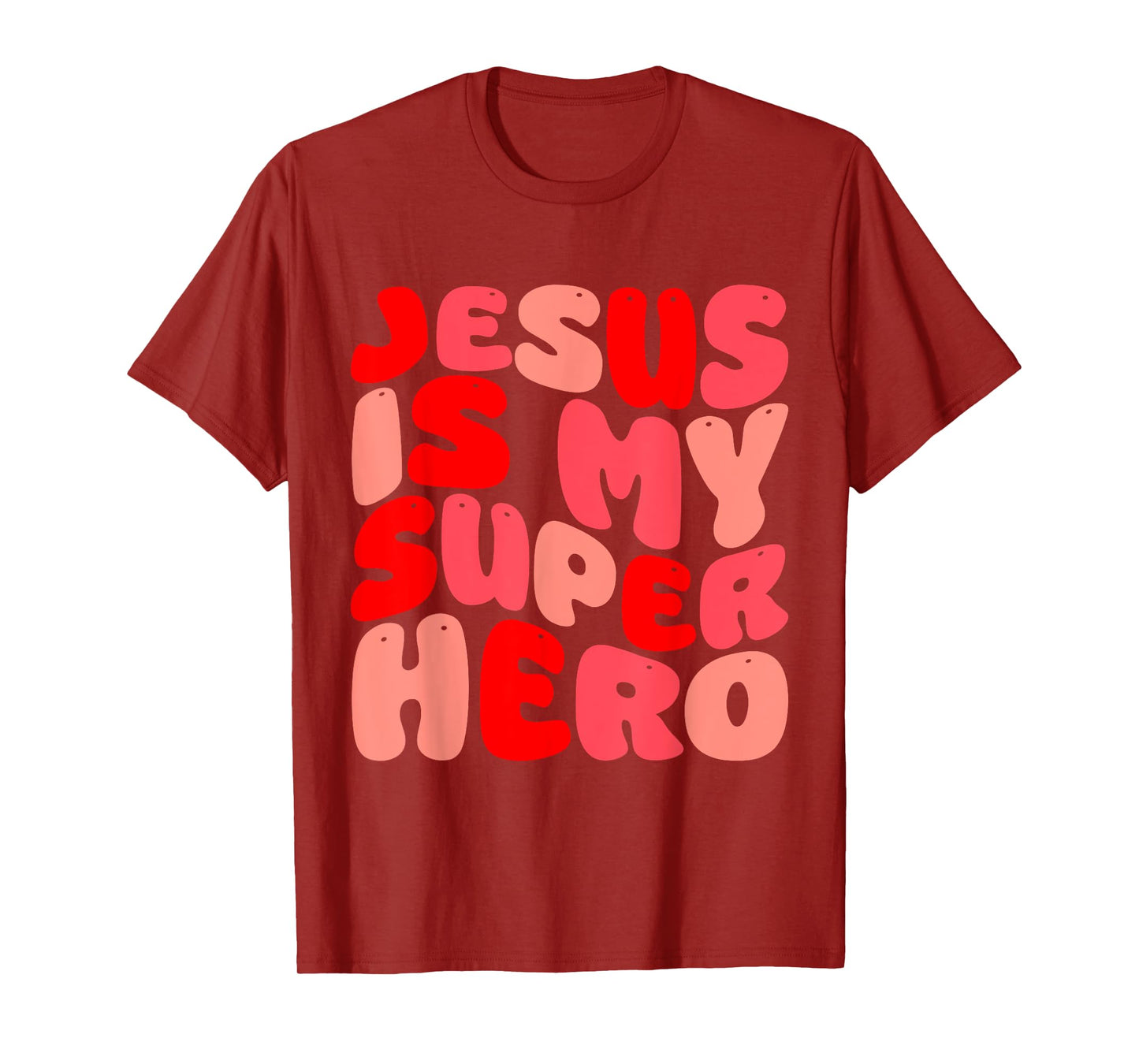 Jesus Is My Superhero Christian Religious T-Shirt