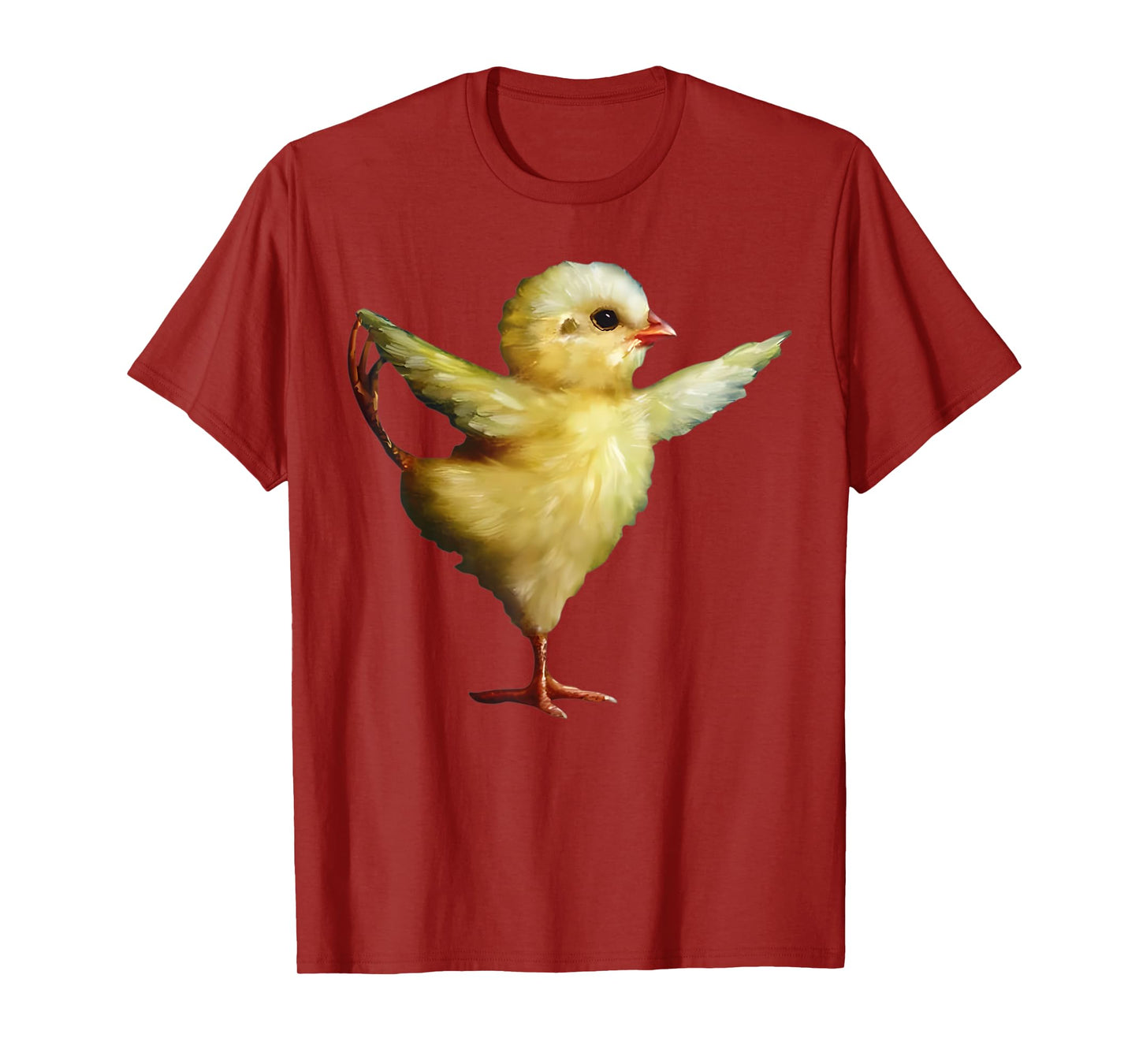 Yoga Chick Art Design Women Girls Funny Cute Chick Lover T-Shirt