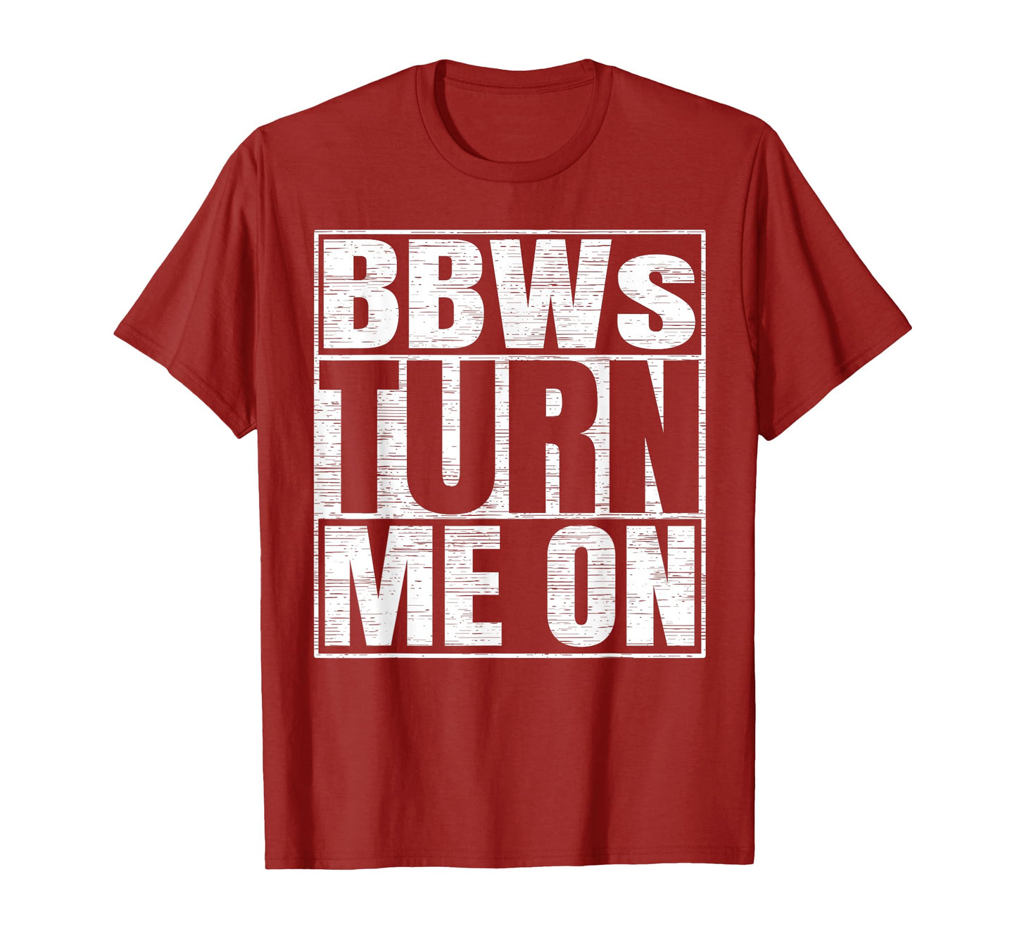 BBWs Turn Me On Funny Adult Humor BBW Lovers T-Shirt