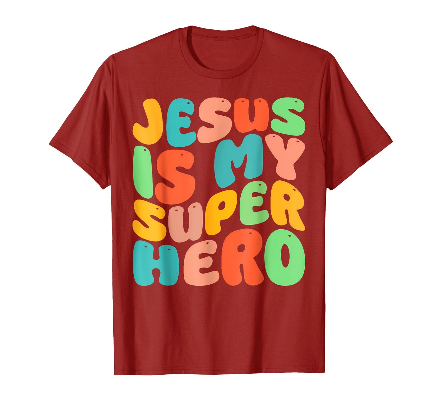 Jesus Is My Superhero Christian Religious T-Shirt