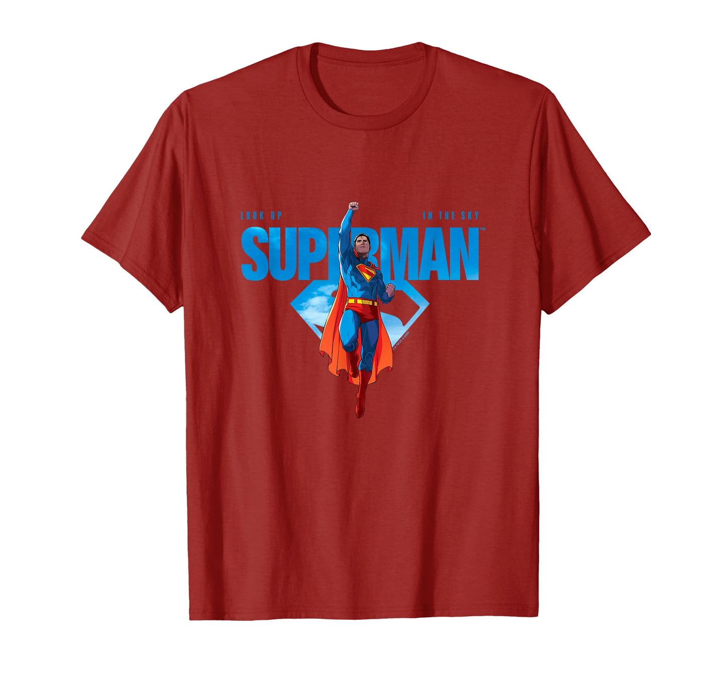 Superman (2025) Look Up In The Sky Superman Logo T-Shirt