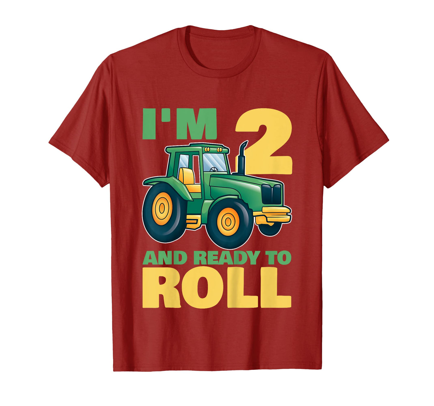 Tractor Birthday Shirt 2 - 2nd Birthday Tractor Shirt T-Shirt
