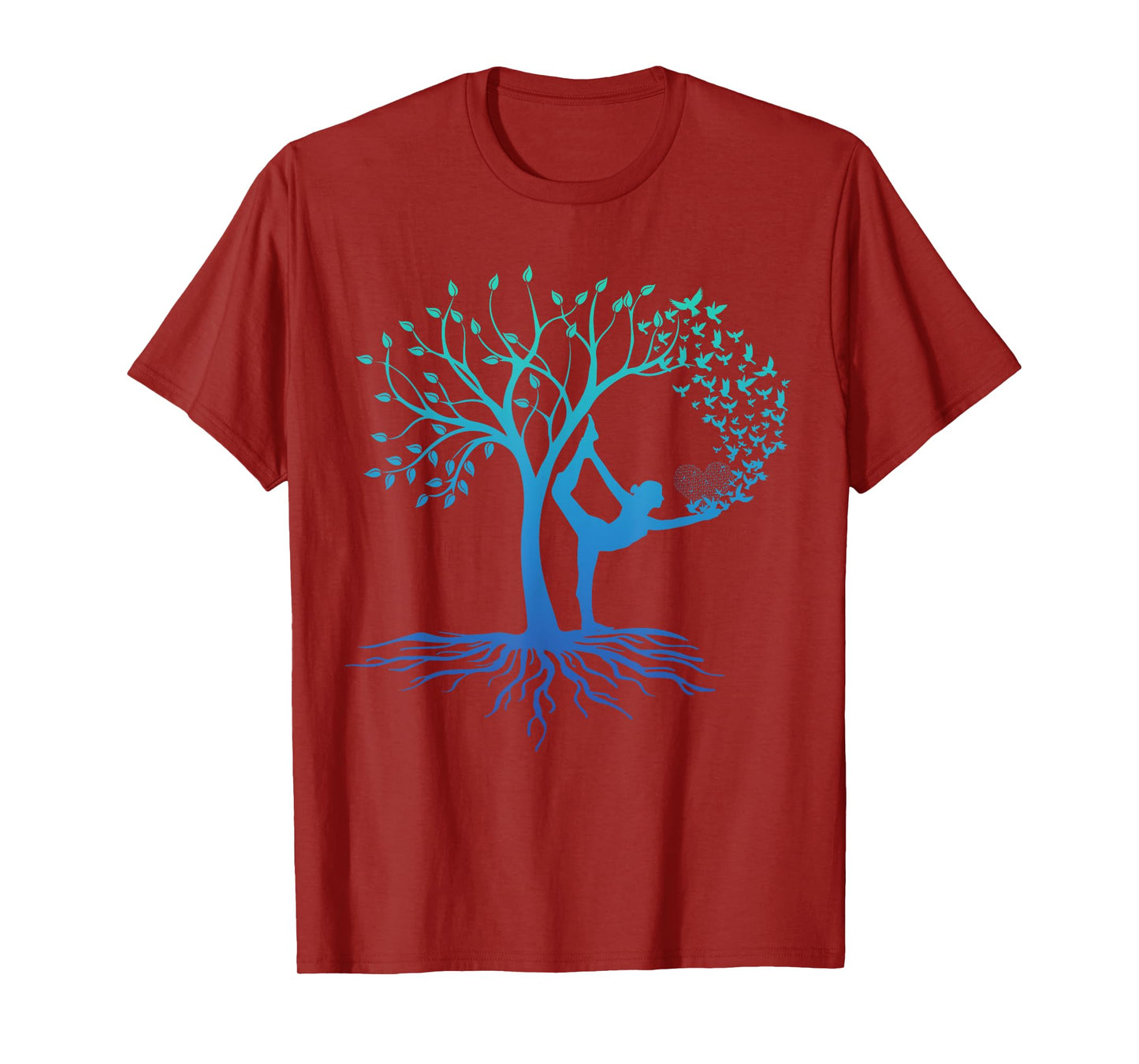 Yoga Woman With Tree Of Life Beautiful Yoga T-Shirt
