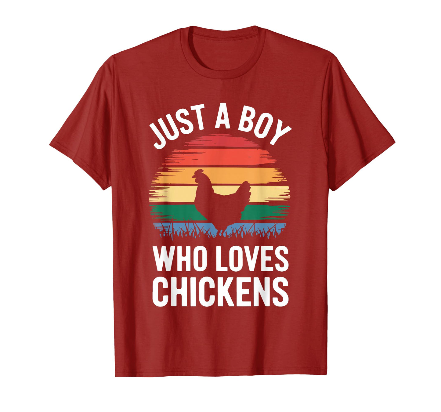 Just A Boy Who Loves Chickens Shirt Kids Toddler Boy Chicken T-Shirt