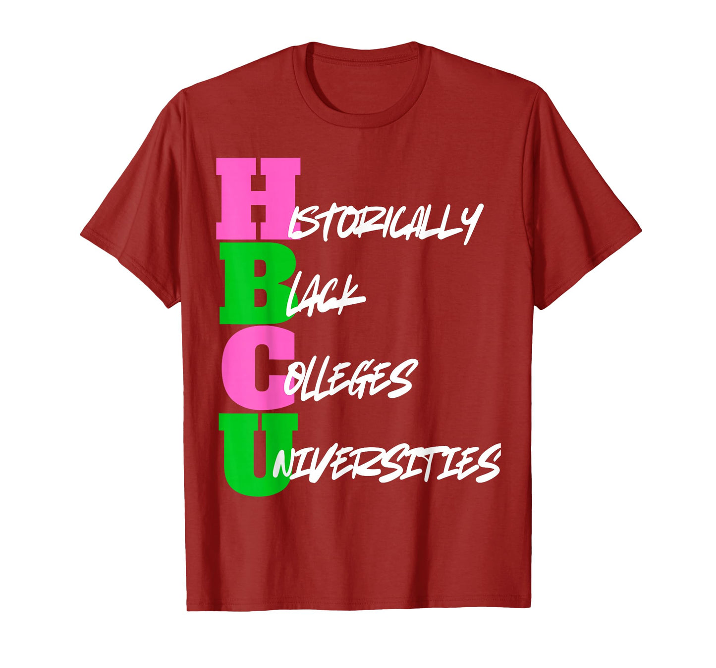HBCU Pink And Green Historically Black College University T-Shirt