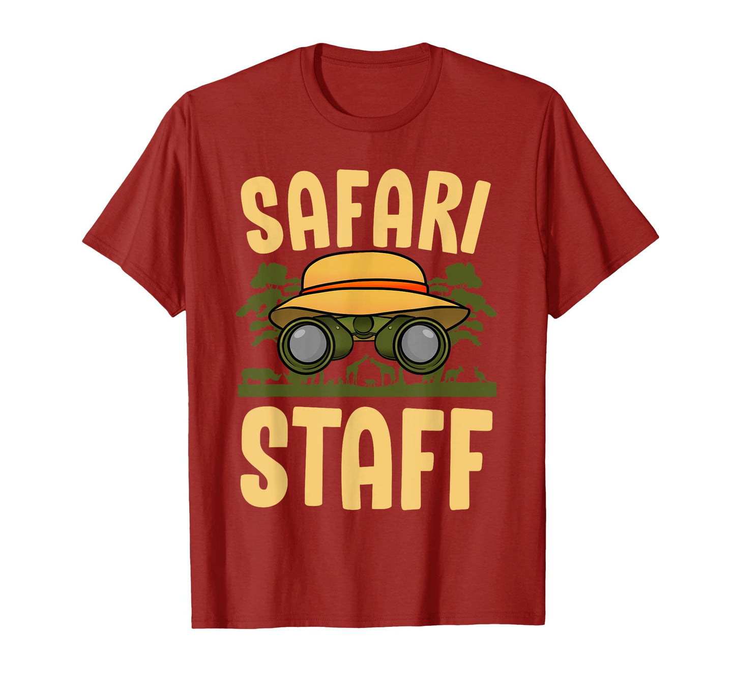 Safari Staff Art For Men Women Zookeeper Costume Zoo Jungle T-Shirt