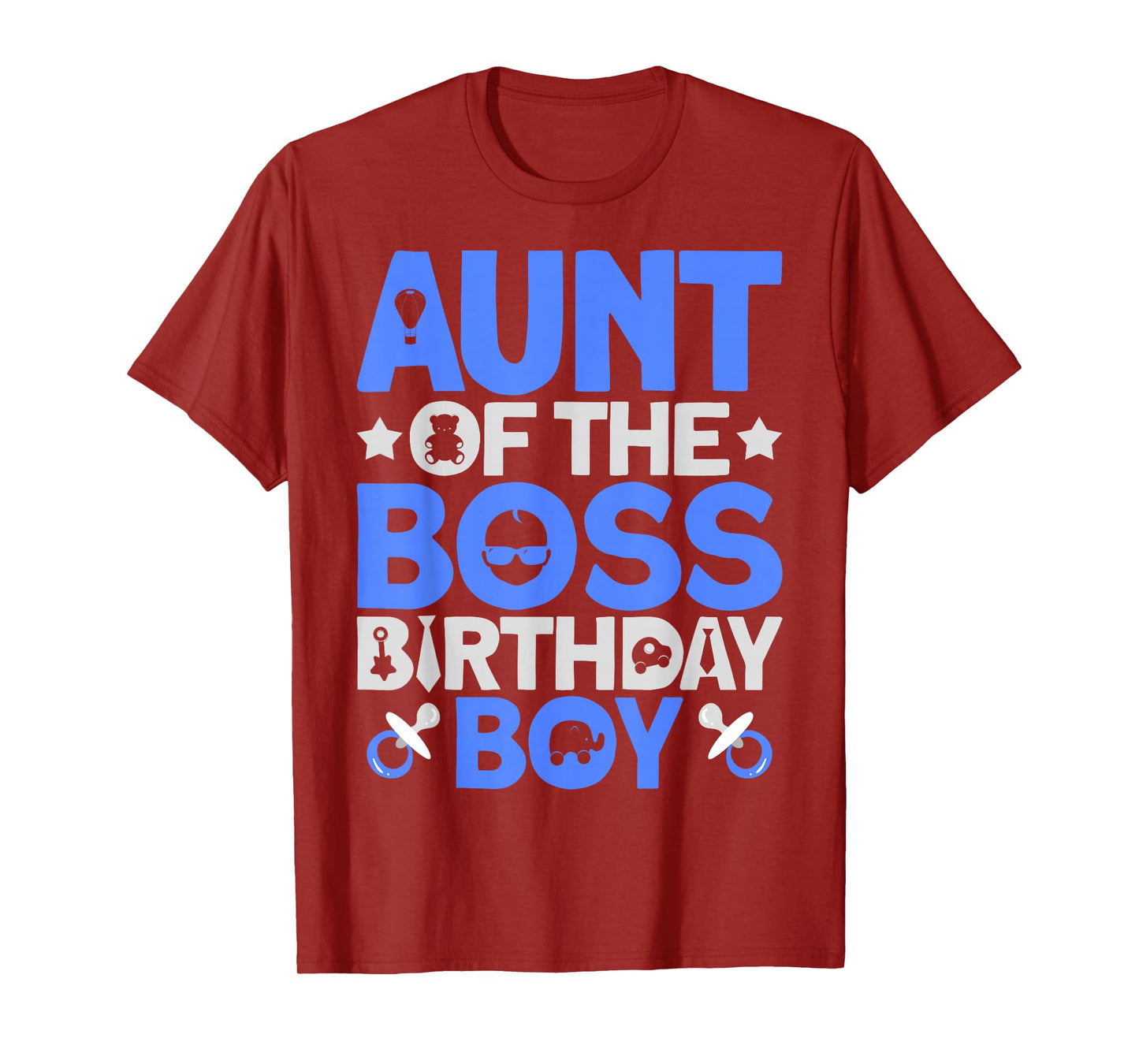 Aunt Of The Boss Birthday Party Outfit Like A Boss Aunt T-Shirt