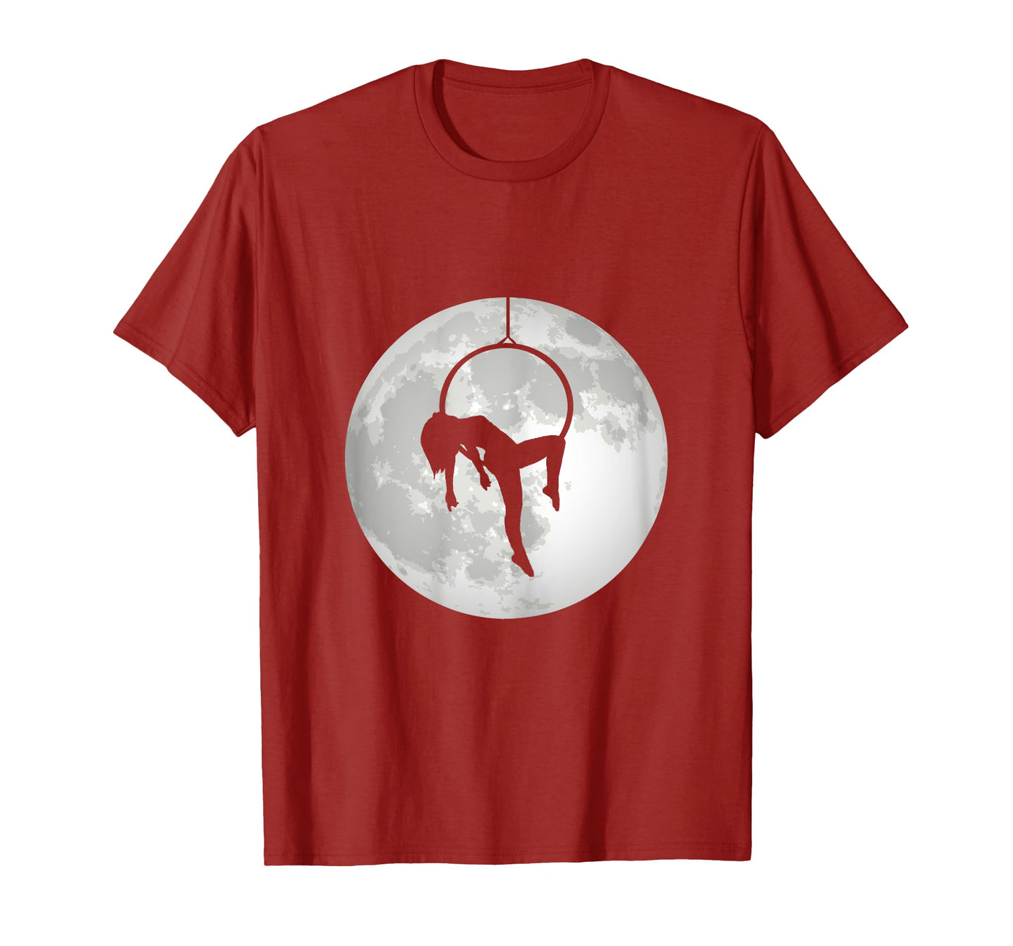 Aerial Moon Aerial Yoga Circus Lyra Trapeze Aerial Silk T-Shirt