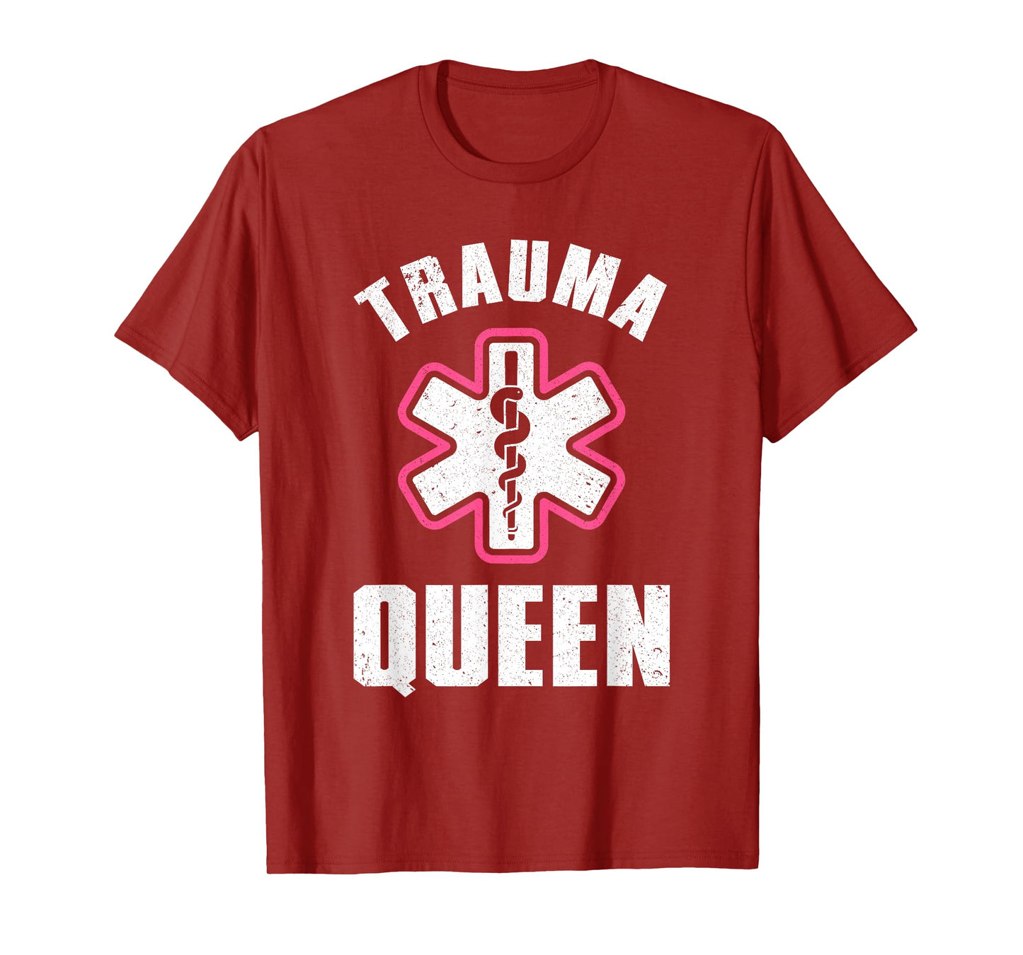 EMT Paramedic Gift EMS First Responder Accessories Funny Paramedic Design For Women Girls EMT Trauma Queen T-Shirt