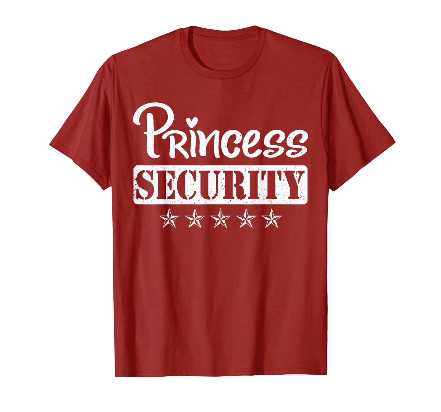 Princess Security Protection Birthday family Men Brother T-Shirt