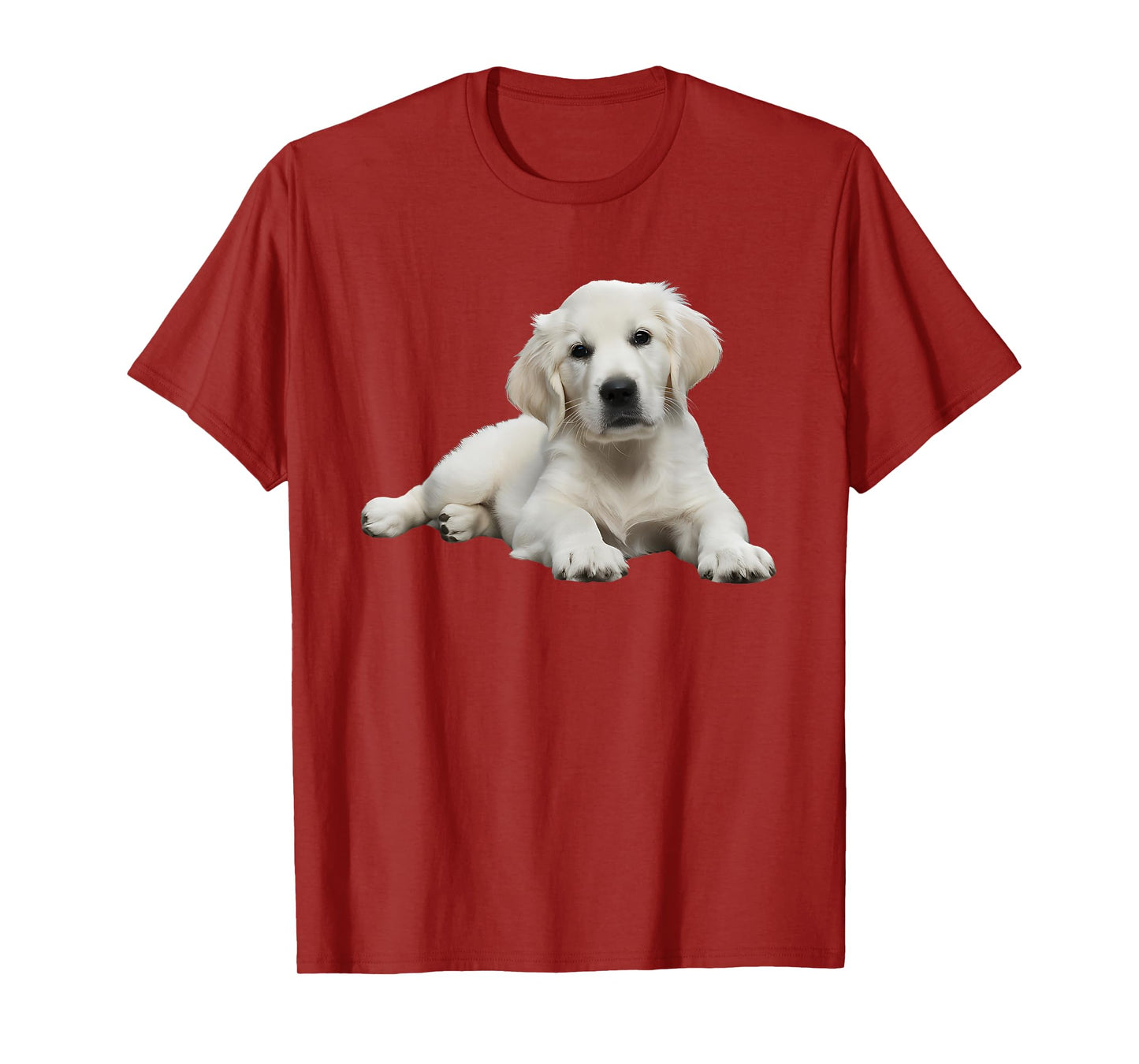 White Lab English Cream Golden Retriever Dog Puppy Mom Girls T-Shirt