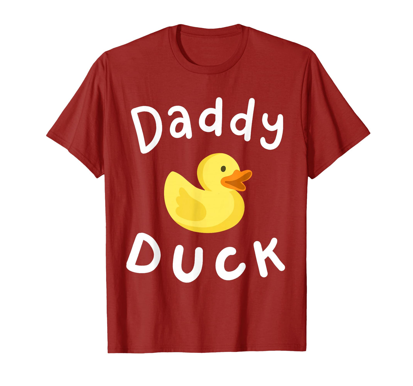 Daddy Duck Birthday Rubber Duck Lover Family Matching Men T-Shirt