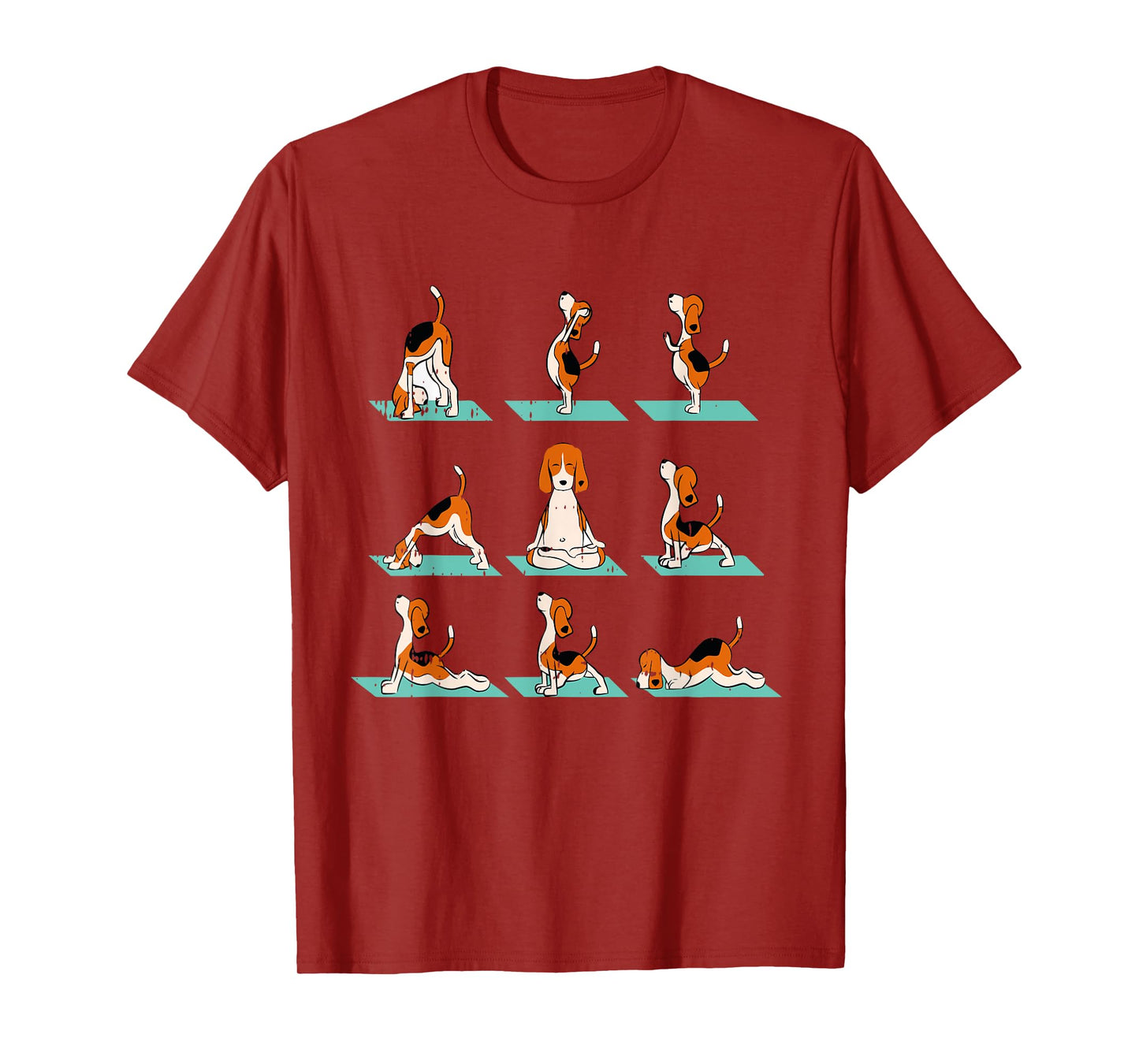Funny Dog Yoga Pose Lover Namaste Gift Fitness Outfit T-Shirt