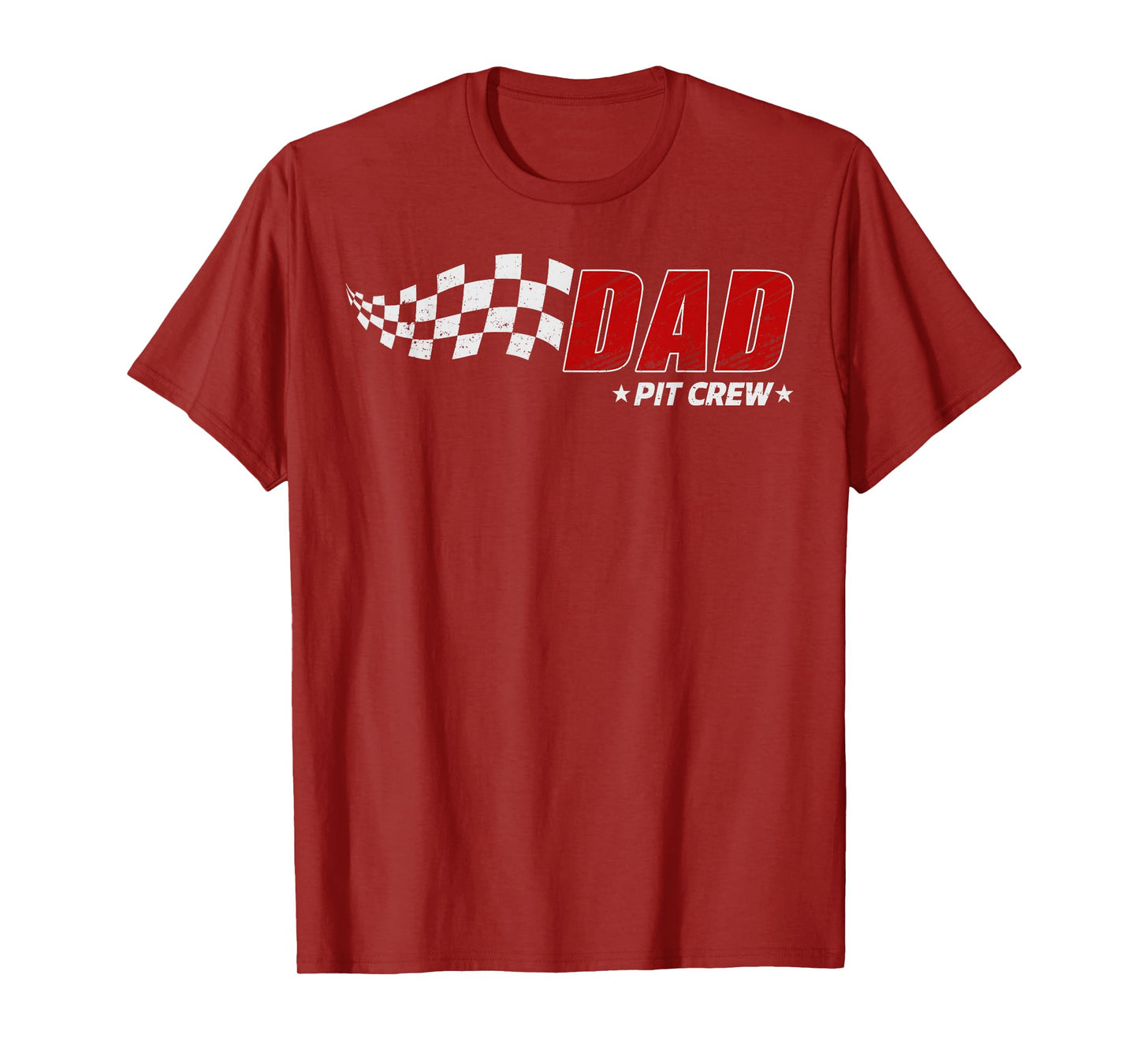 Dad Pit Crew Race Car Birthday Family Matching Pit Crew T-Shirt