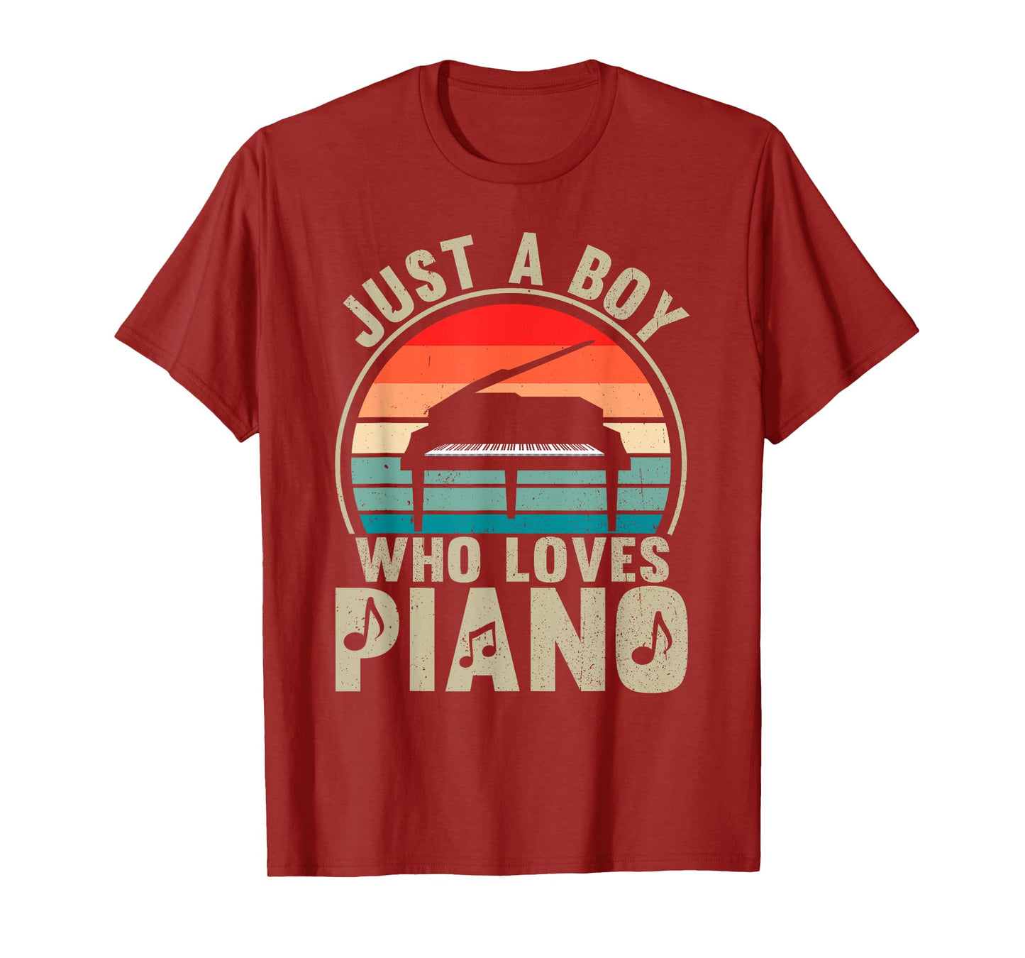 Just a Boy Who Loves Piano Recto Pianist T-Shirt