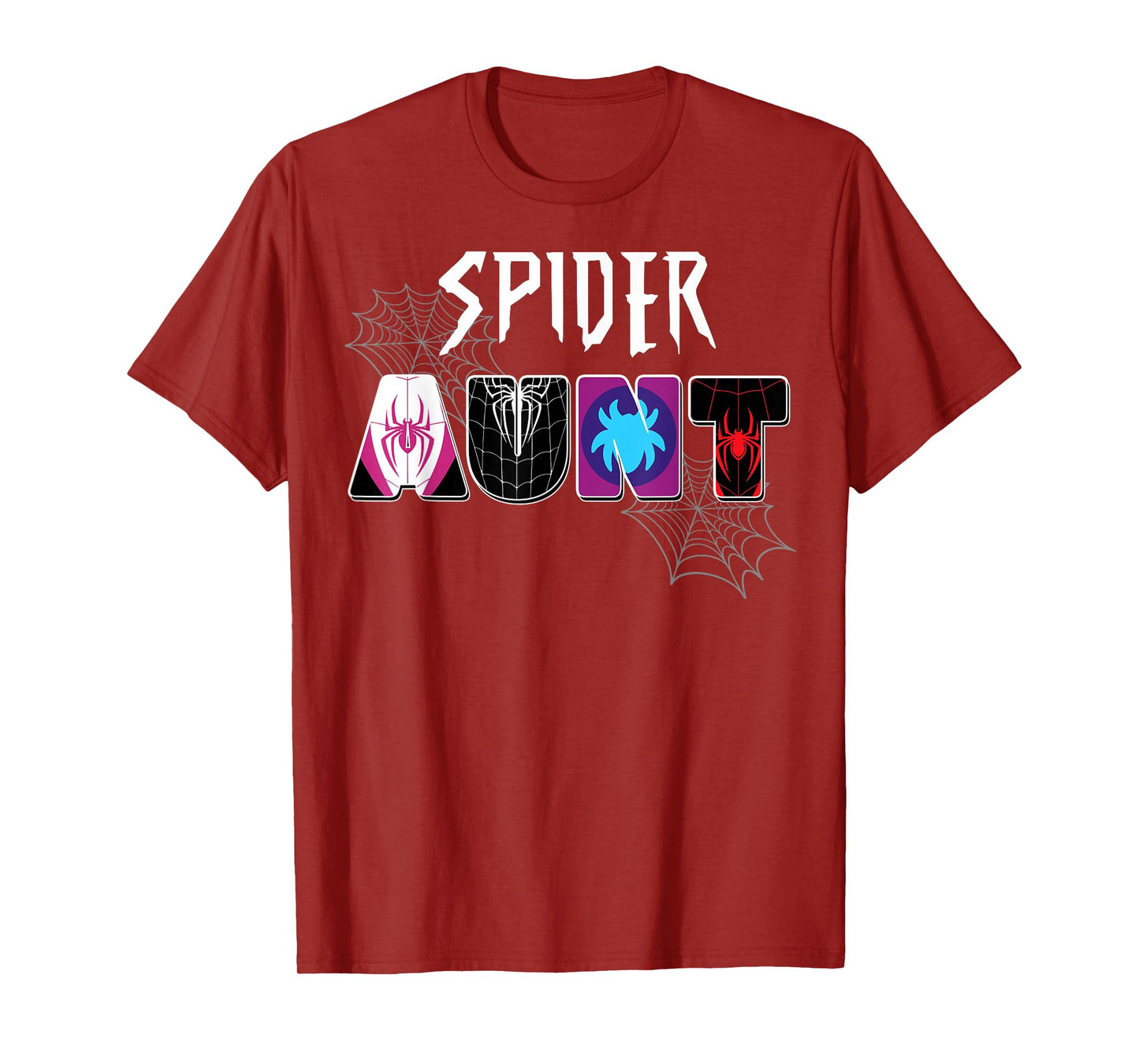 Birthday Party Spider Outfit Spider Aunt Women Girls T-Shirt