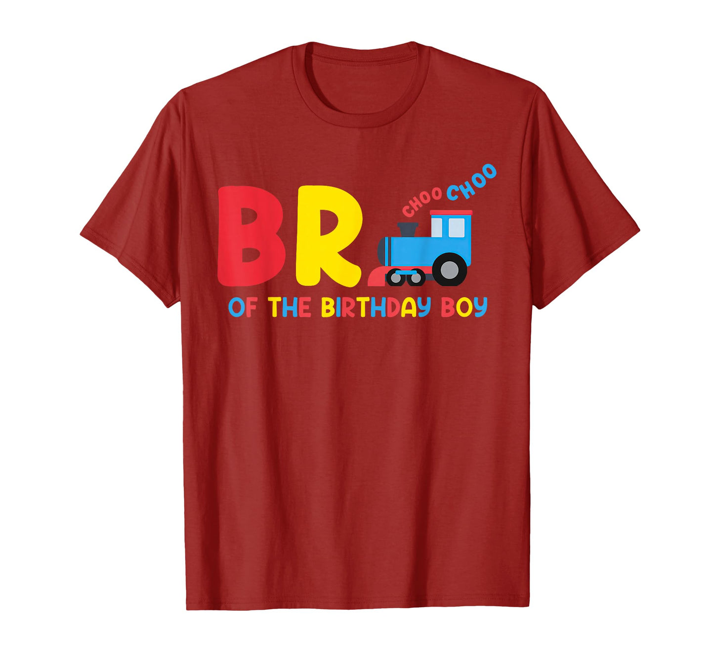 Brother Of The Birthday Boy Choo Choo Train Family Matching T-Shirt