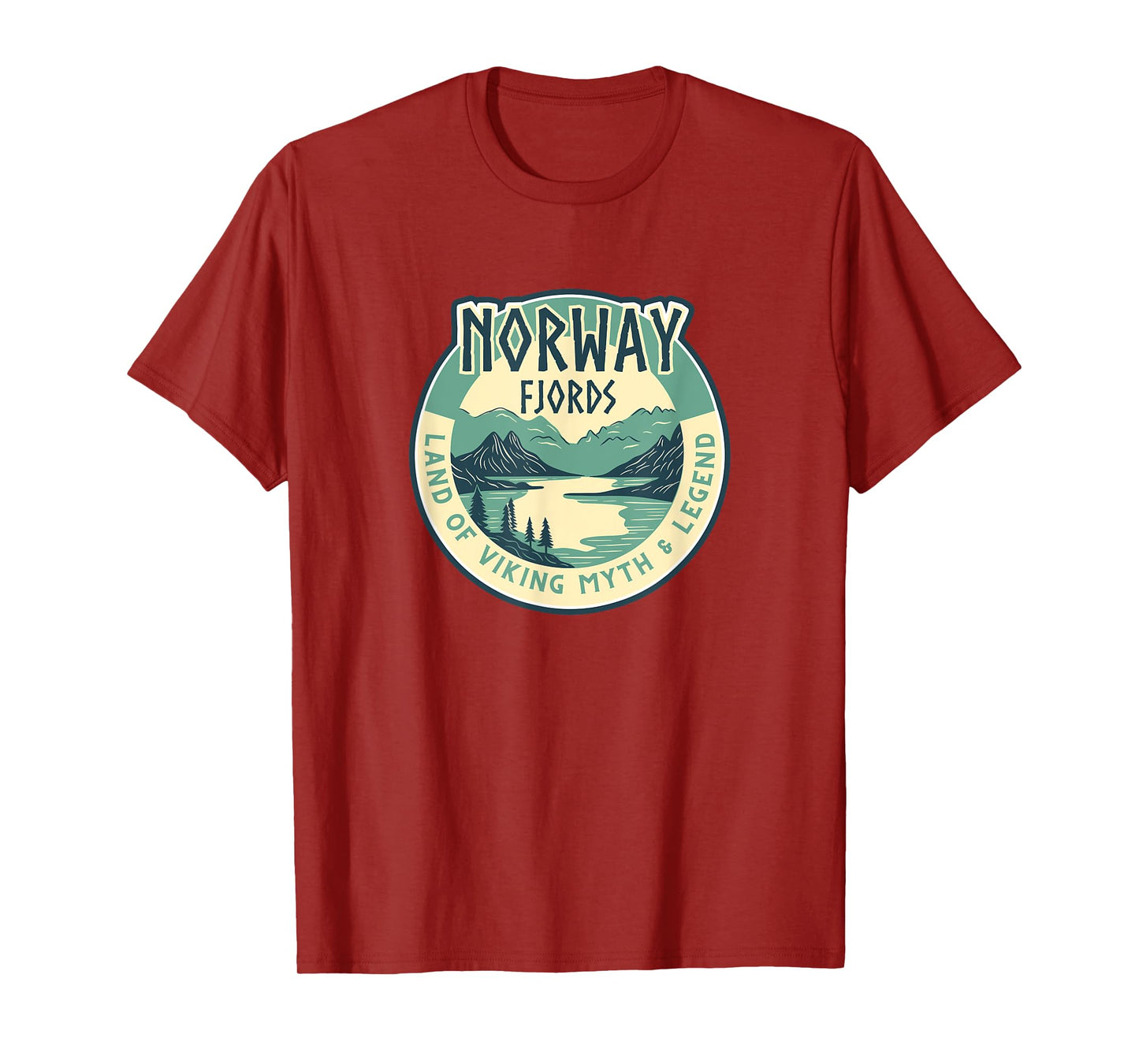 Norway Norwegian Fjords Scandinavia Vacation Vikings Nordic T-Shirt