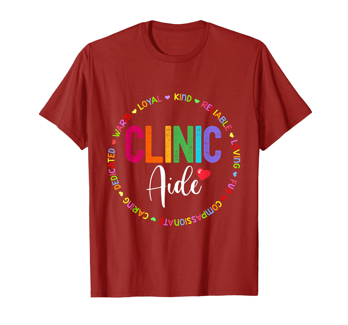 Clinic Aide For School Nurse Appreciation Week Back School T-Shirt