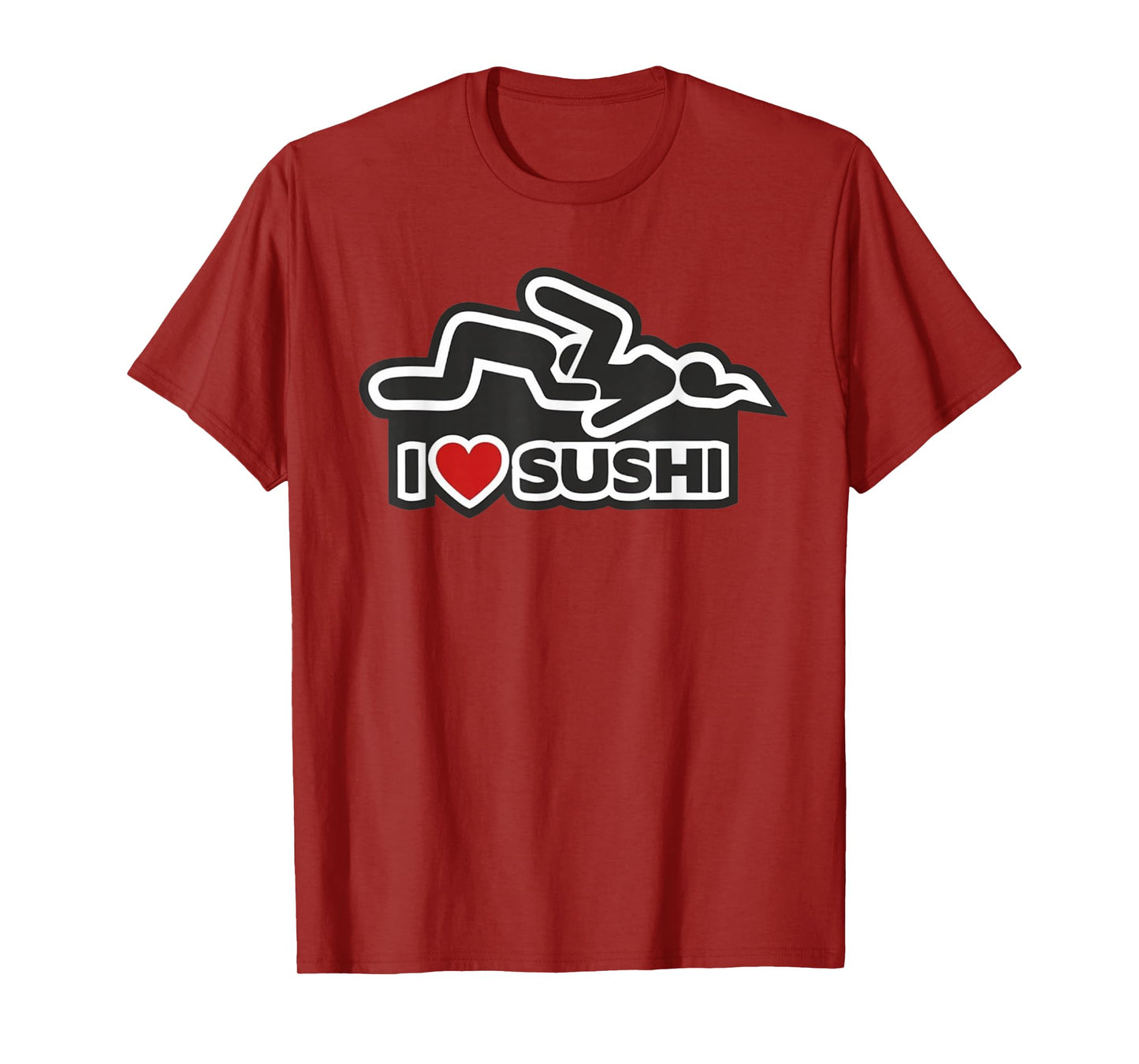 I love sushi - dirty T-Shirt