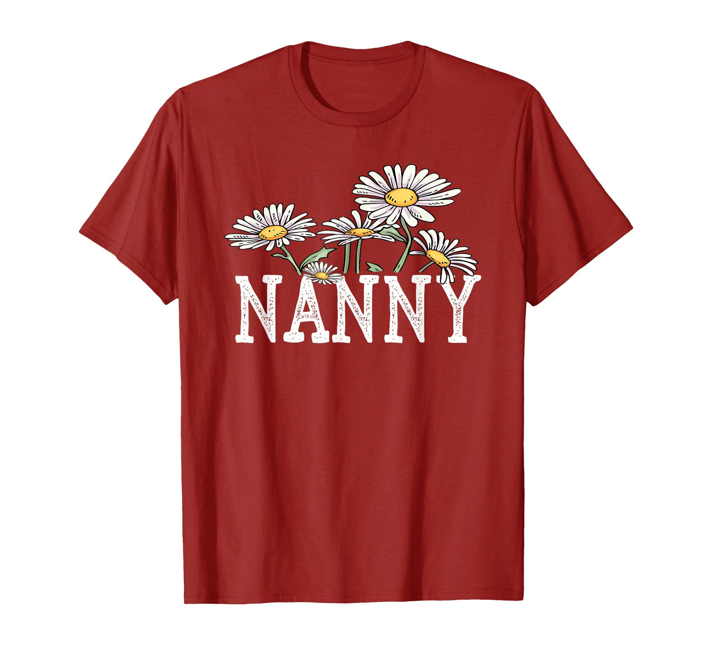 Nanny Floral Chamomile Design Mother's Day Gifts Nanny T-Shirt
