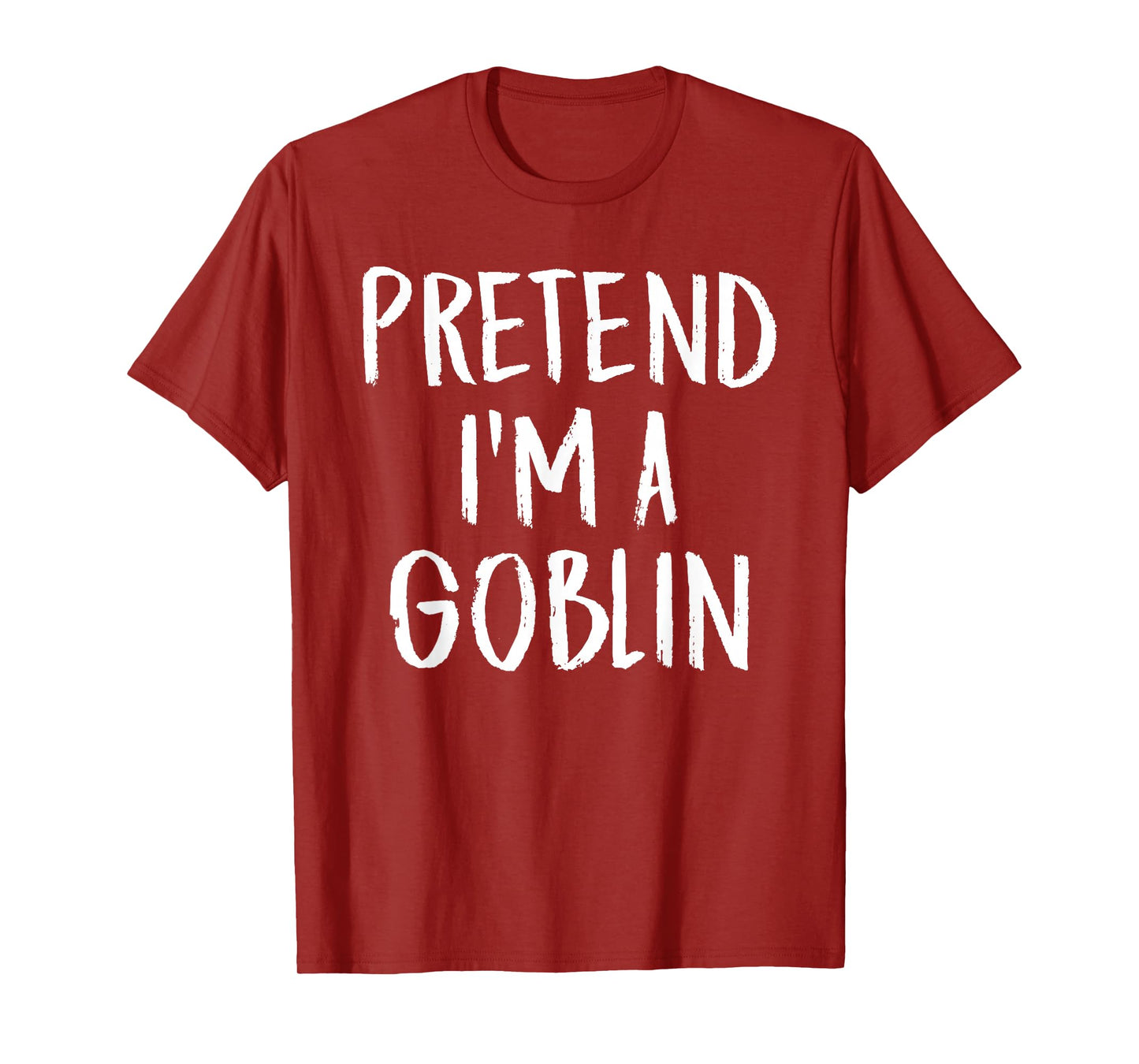 Pretend I'm A Goblin Family Funny Halloween Party Costume T-Shirt