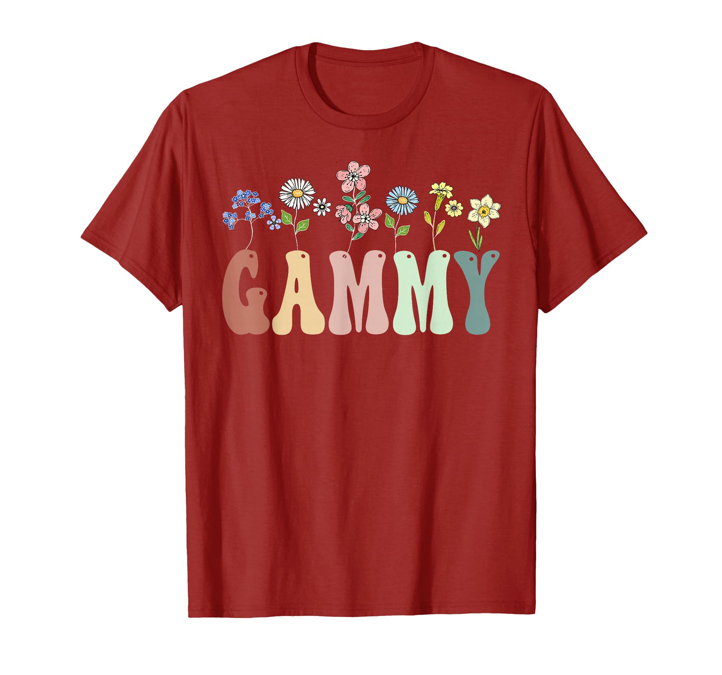 Gammy Gifts Women Wildflower Floral Design Gammy T-Shirt