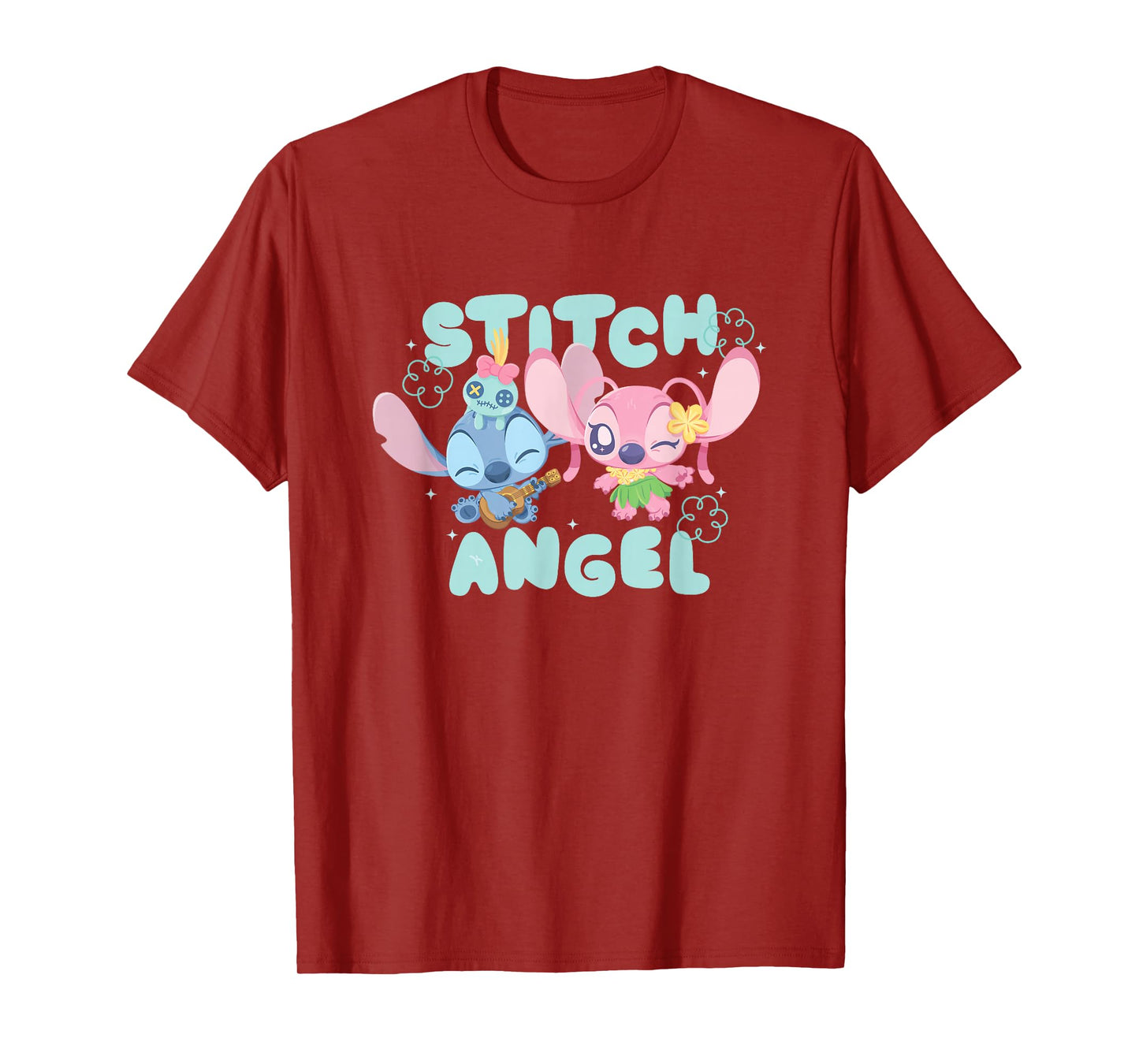 Disney Lilo & Stitch Tropical Fun Angel & Stitch T-Shirt