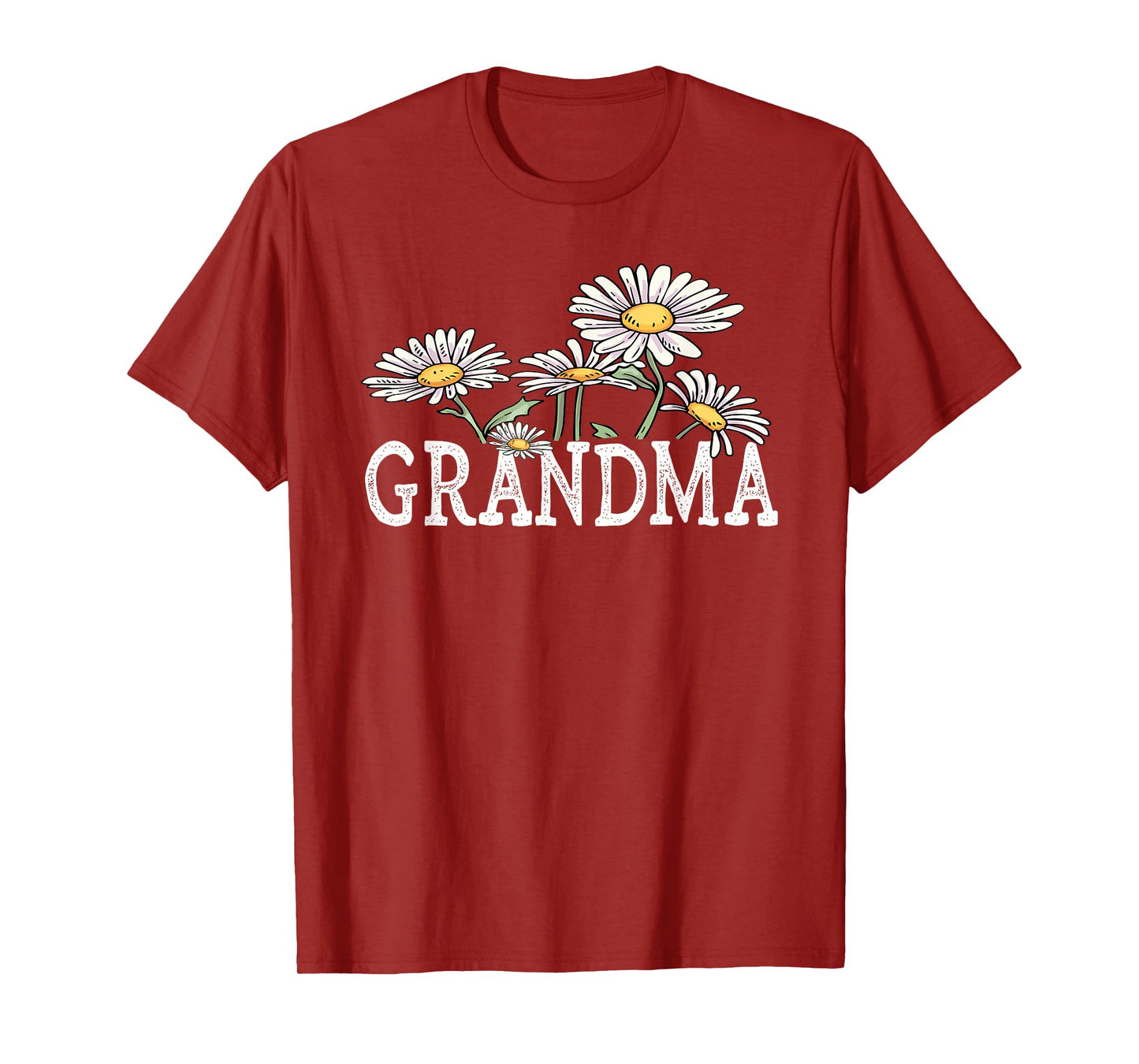 Grandma Floral Chamomile Design Mother's Day Gifts Grandma T-Shirt