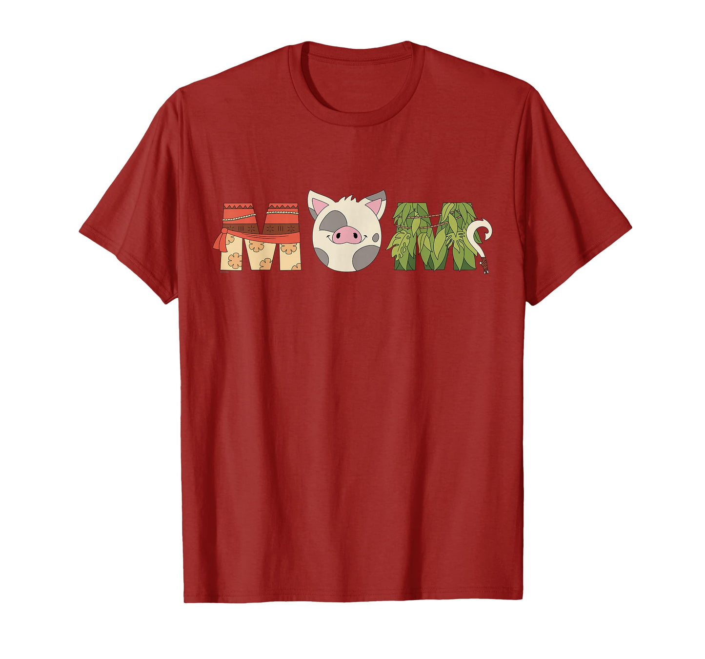 Disney Moana Letters Pua Maui Mother’s Day Birthday Best Mom T-Shirt